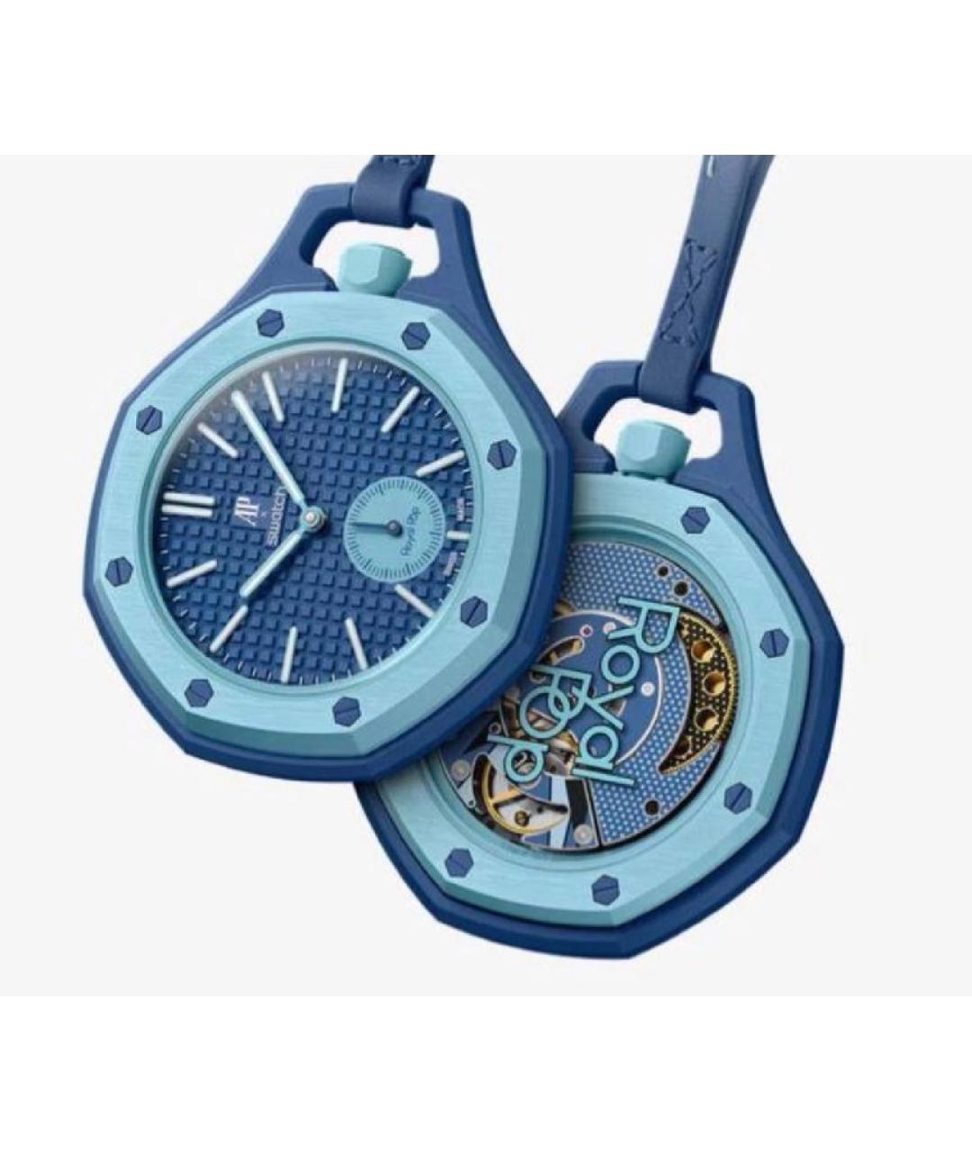 Swatch Синие пластиковые часы, фото 6