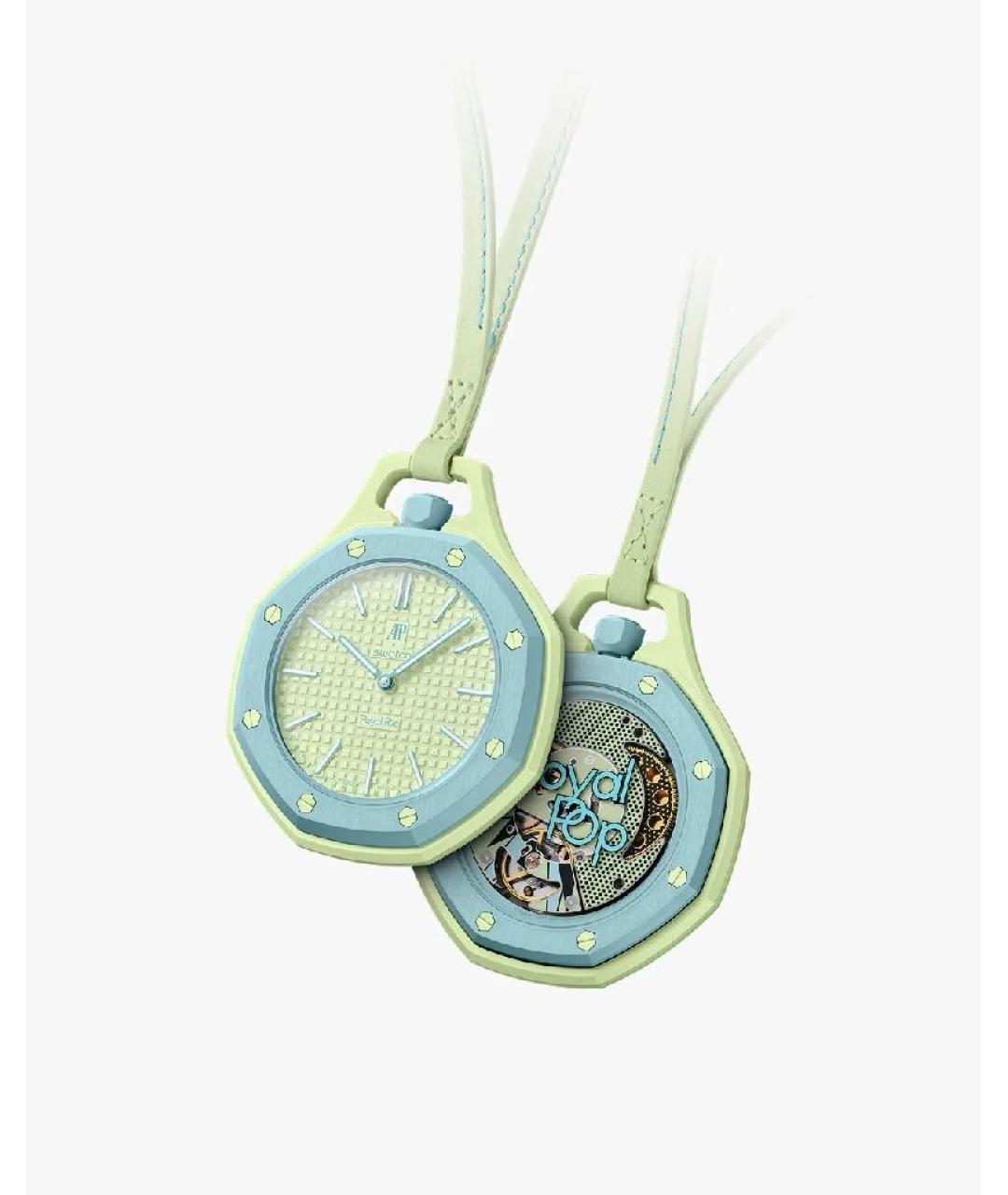 Swatch Салатовые часы, фото 5