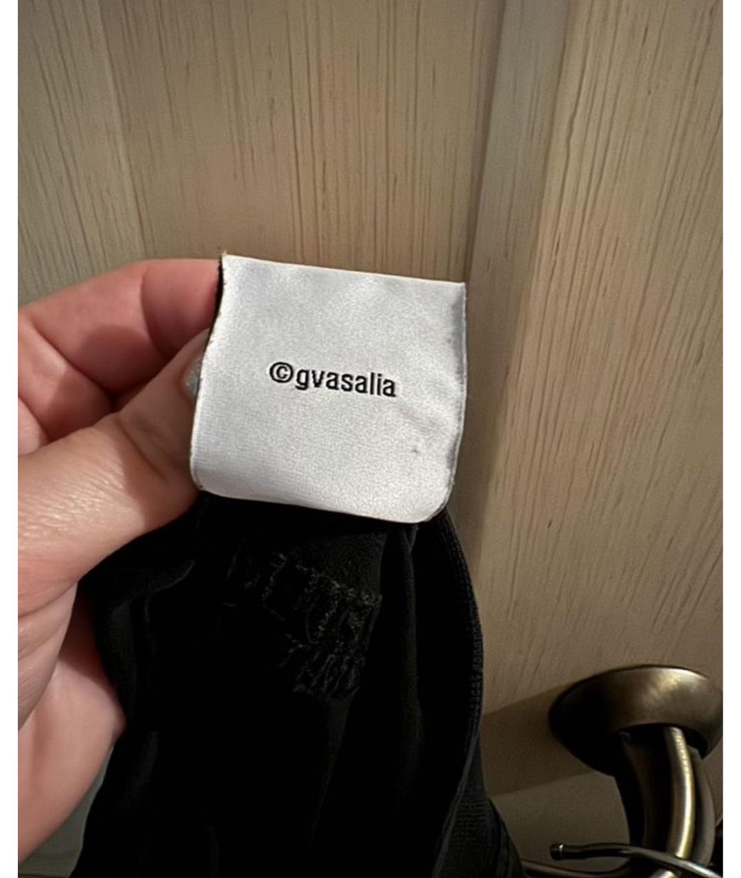 VETEMENTS Черная хлопковая футболка, фото 5