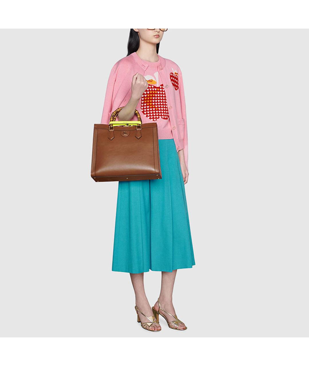 GUCCI Розовый джемпер / свитер, фото 5