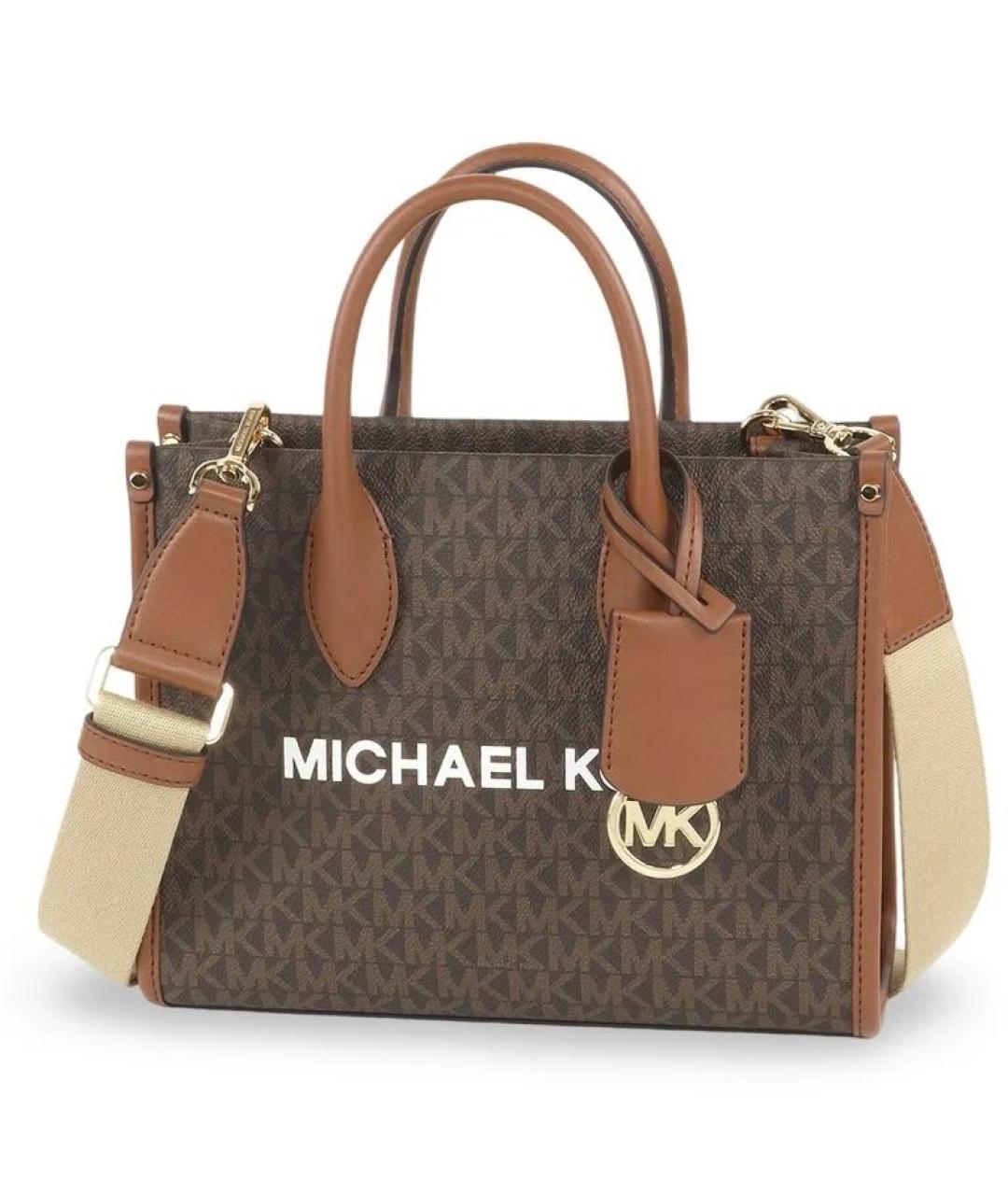 MICHAEL KORS Коричневая сумка с короткими ручками, фото 9