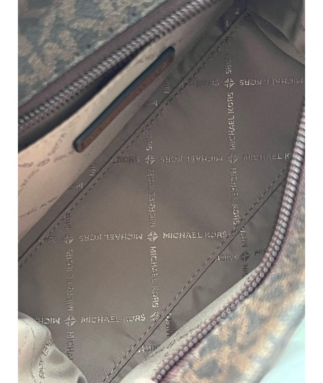 MICHAEL KORS Коричневая сумка с короткими ручками, фото 4