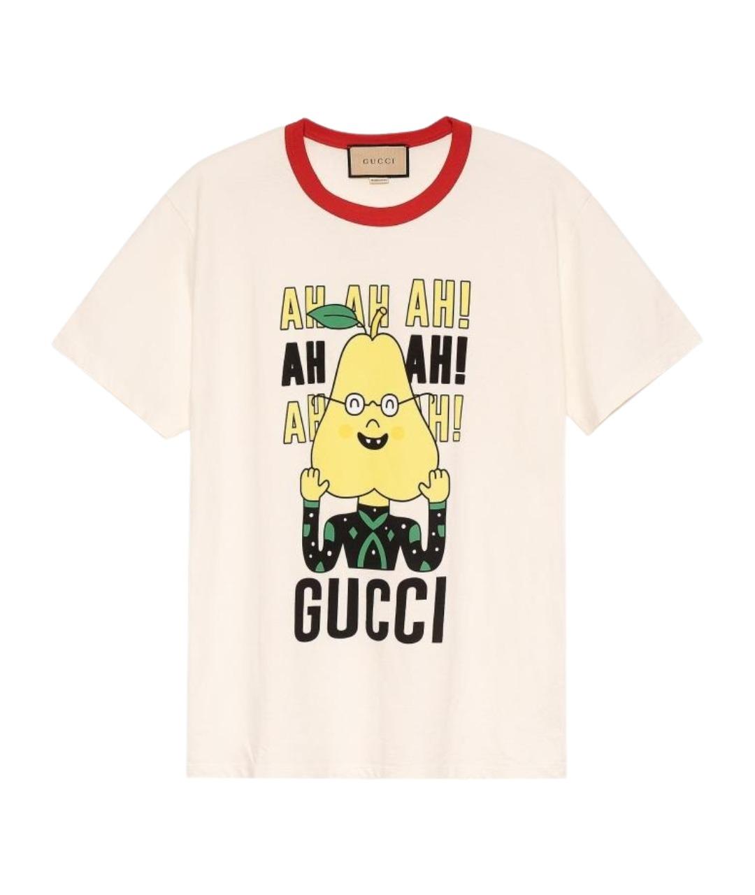 GUCCI Бежевая футболка, фото 1