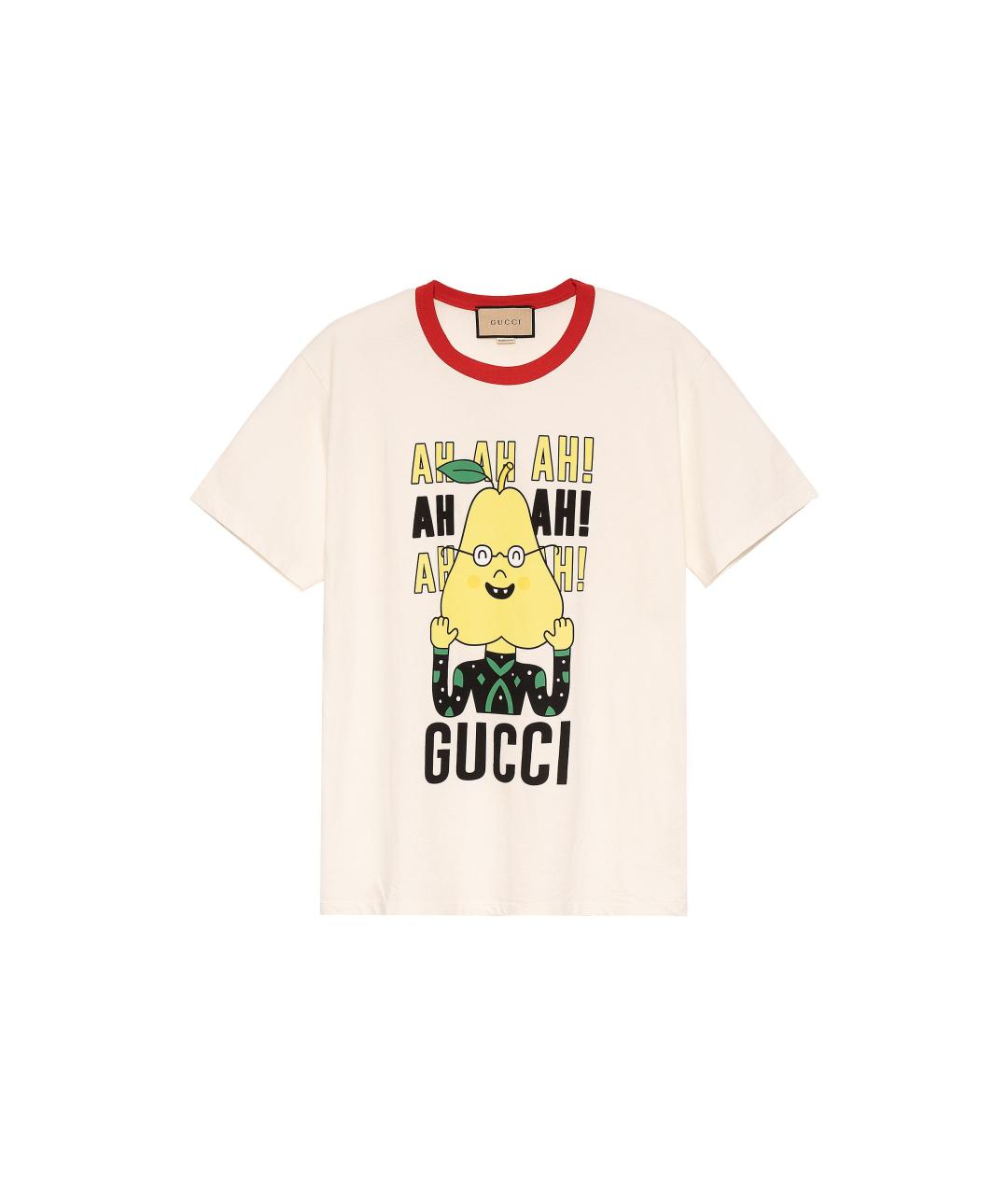 GUCCI Бежевая футболка, фото 3