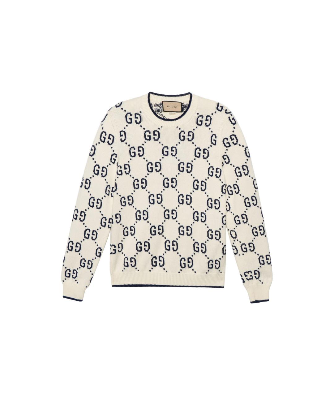 GUCCI Белый джемпер / свитер, фото 6