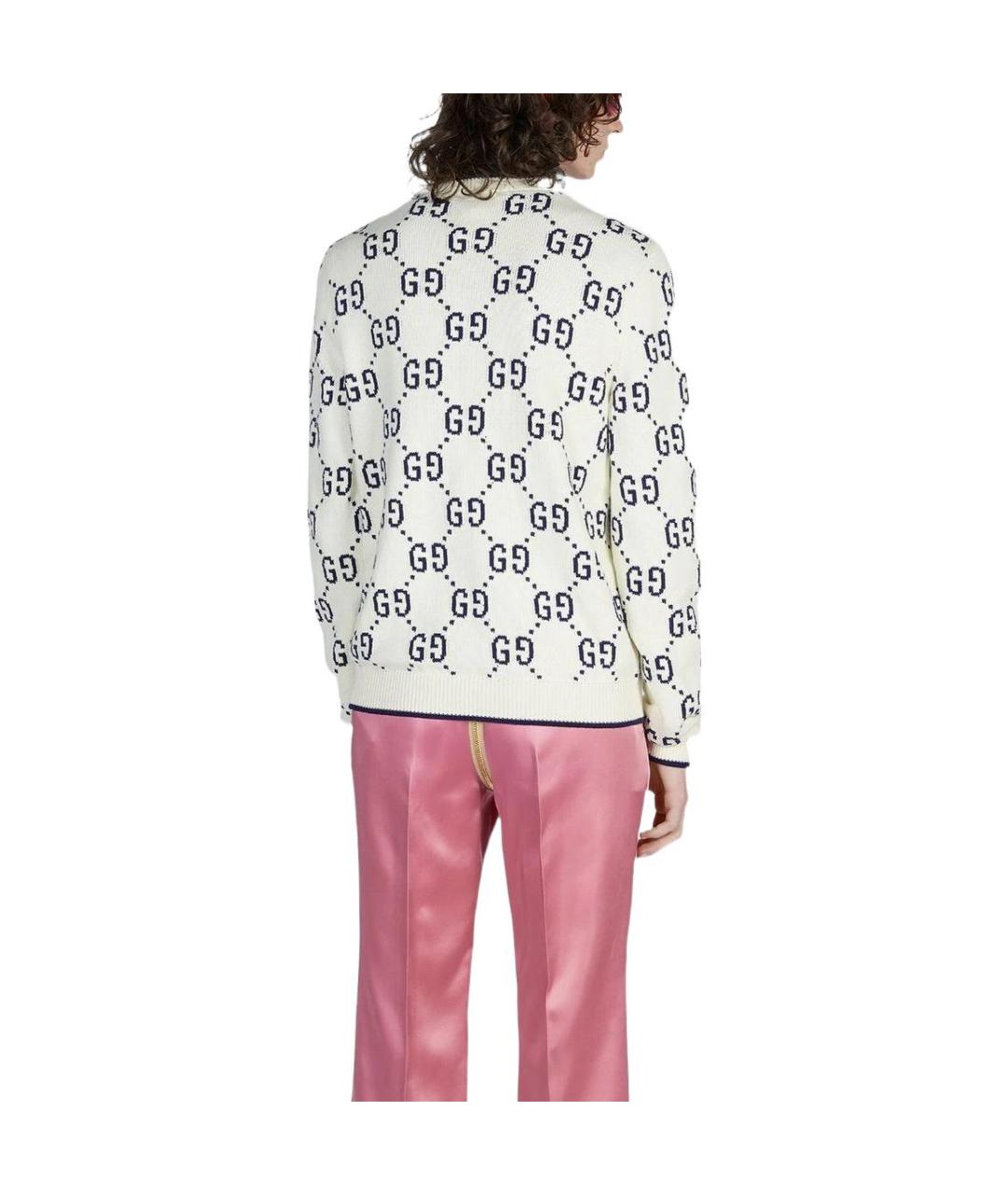 GUCCI Белый джемпер / свитер, фото 4