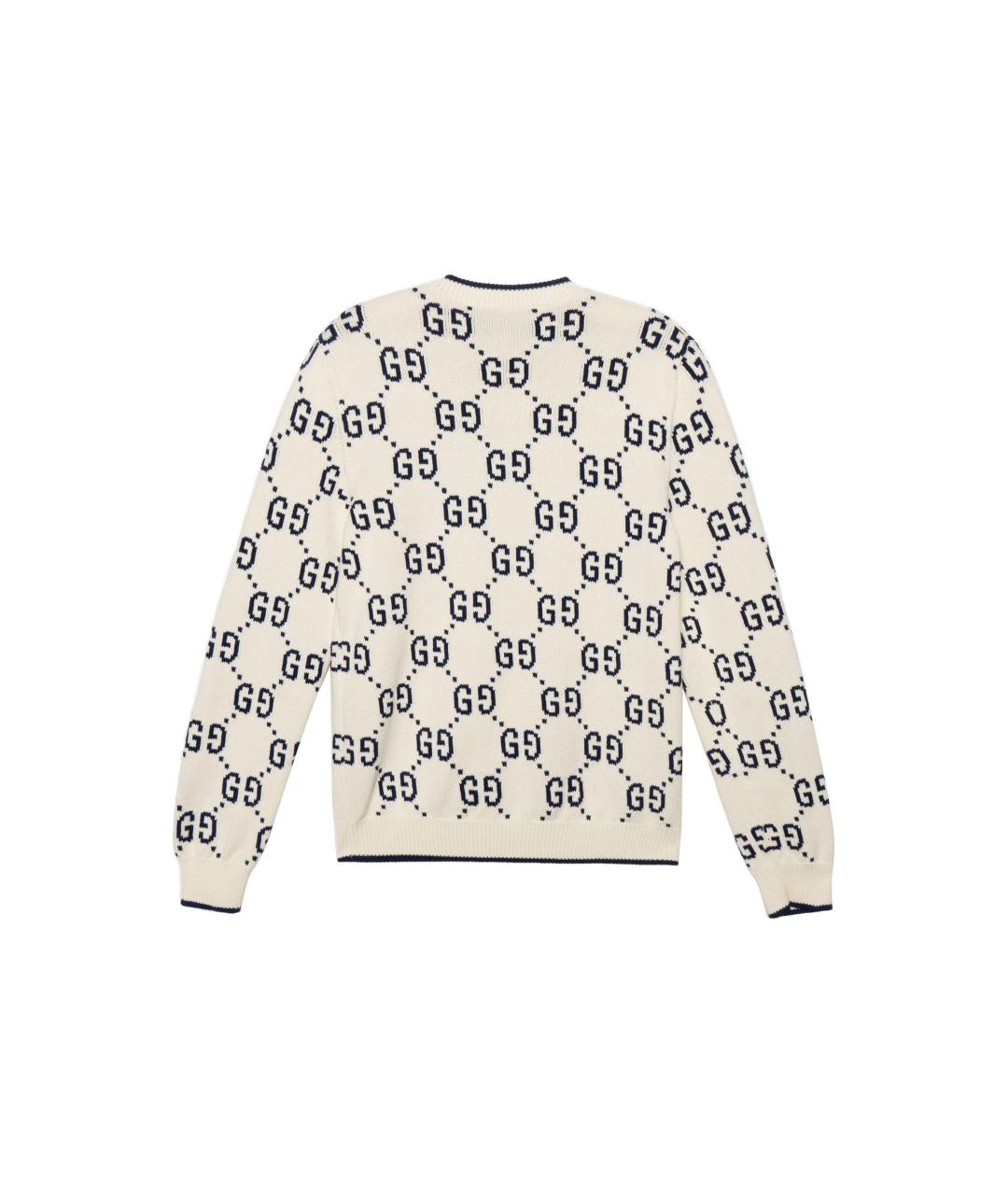 GUCCI Белый джемпер / свитер, фото 2