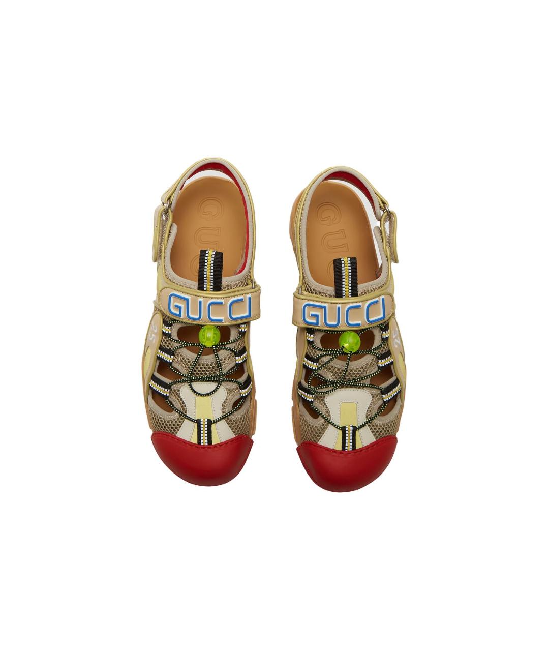 GUCCI Коричневые сандалии, фото 3