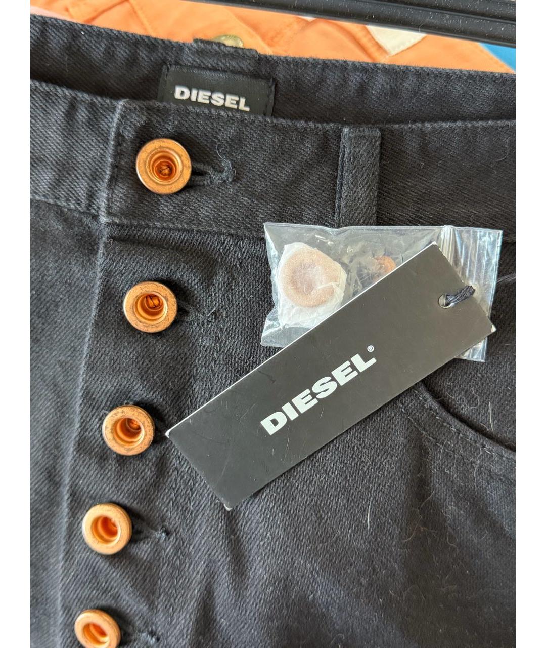 DIESEL Черные деним шорты, фото 3