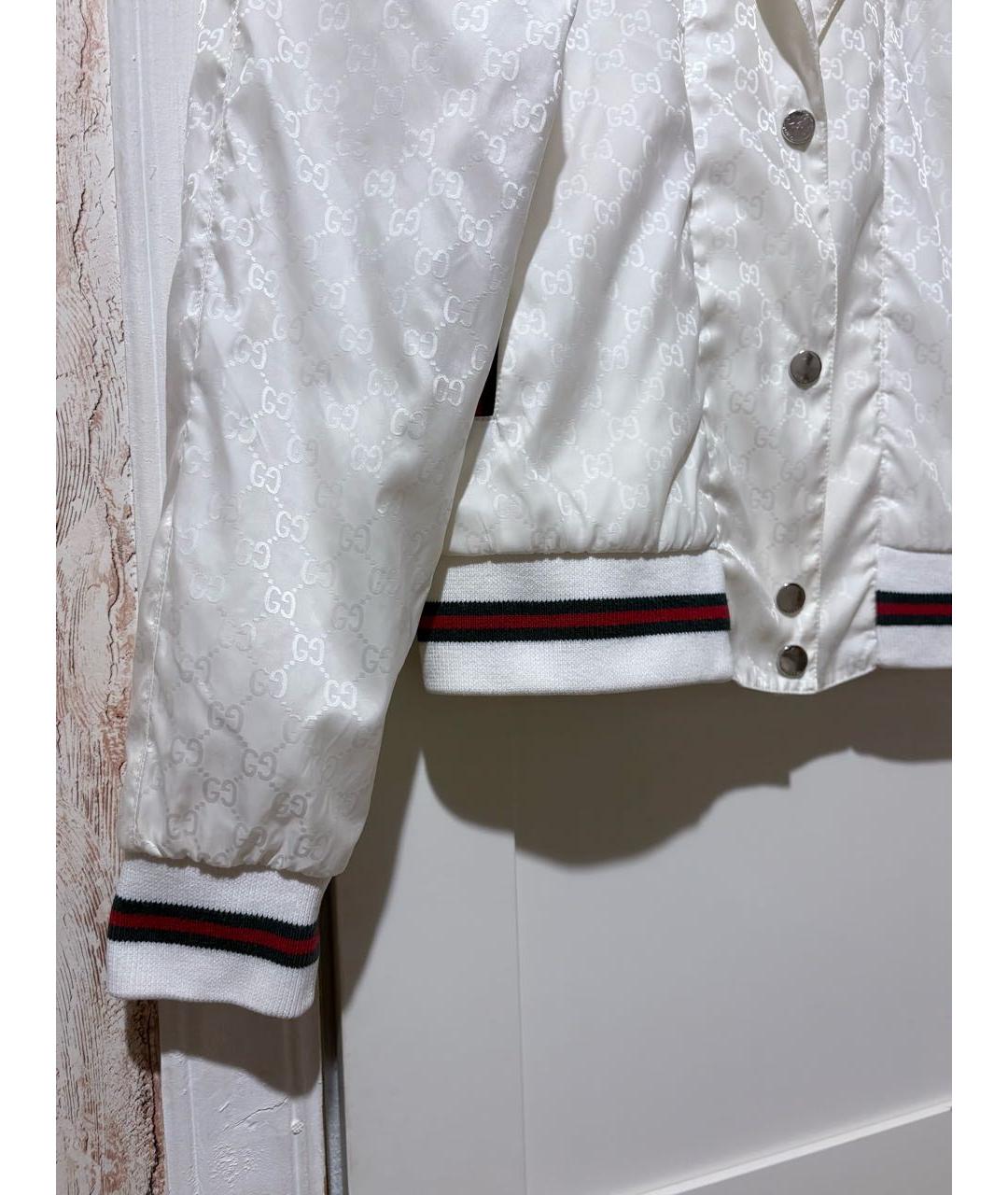 GUCCI Белая полиамидовая куртка, фото 2