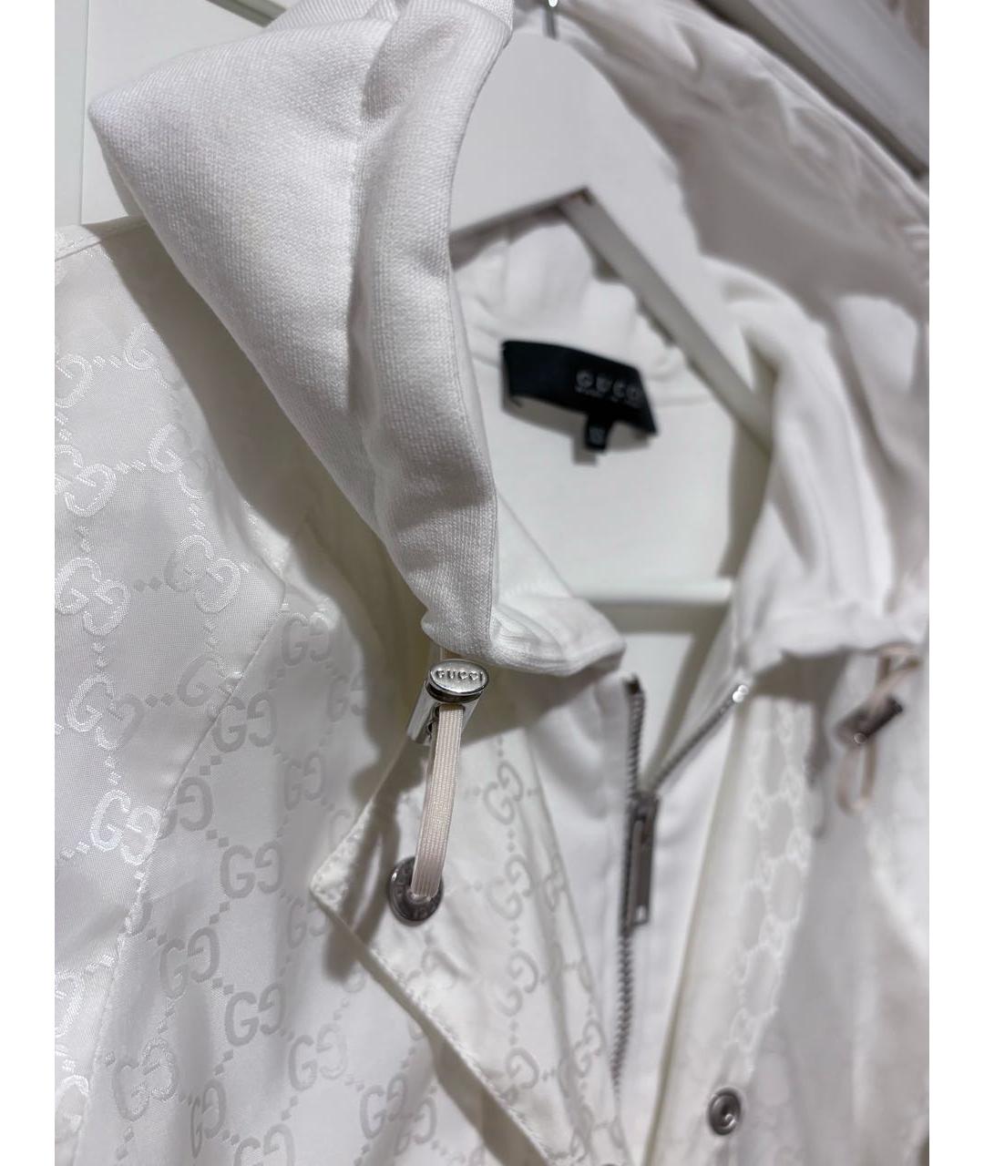 GUCCI Белая полиамидовая куртка, фото 5