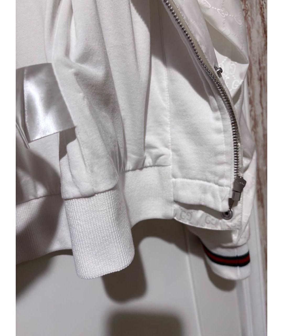 GUCCI Белая полиамидовая куртка, фото 7