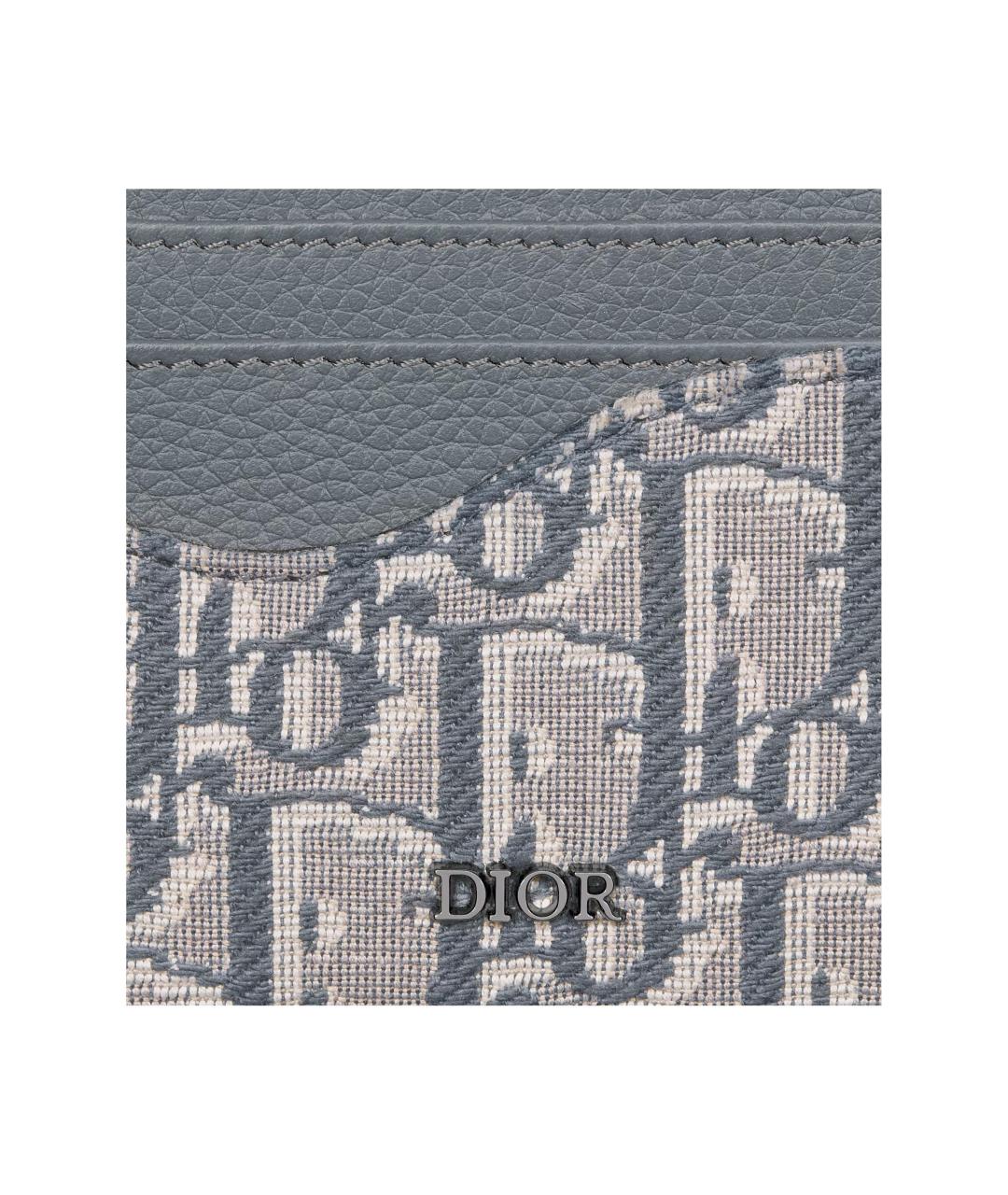 CHRISTIAN DIOR Серый кардхолдер, фото 4