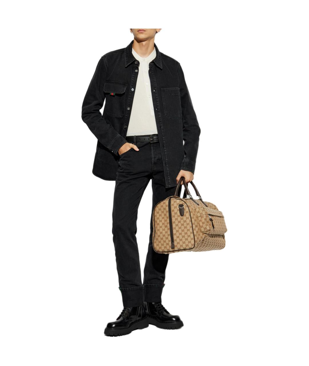 GUCCI Антрацитовая классическая рубашка, фото 3
