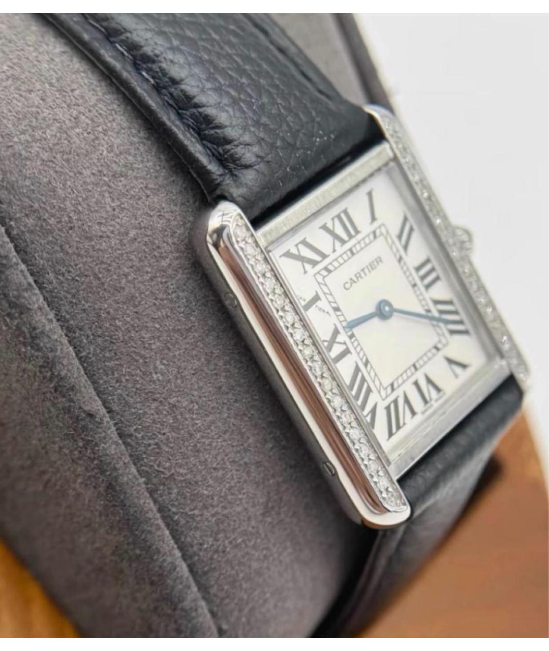 CARTIER Серебряные металлические часы, фото 4