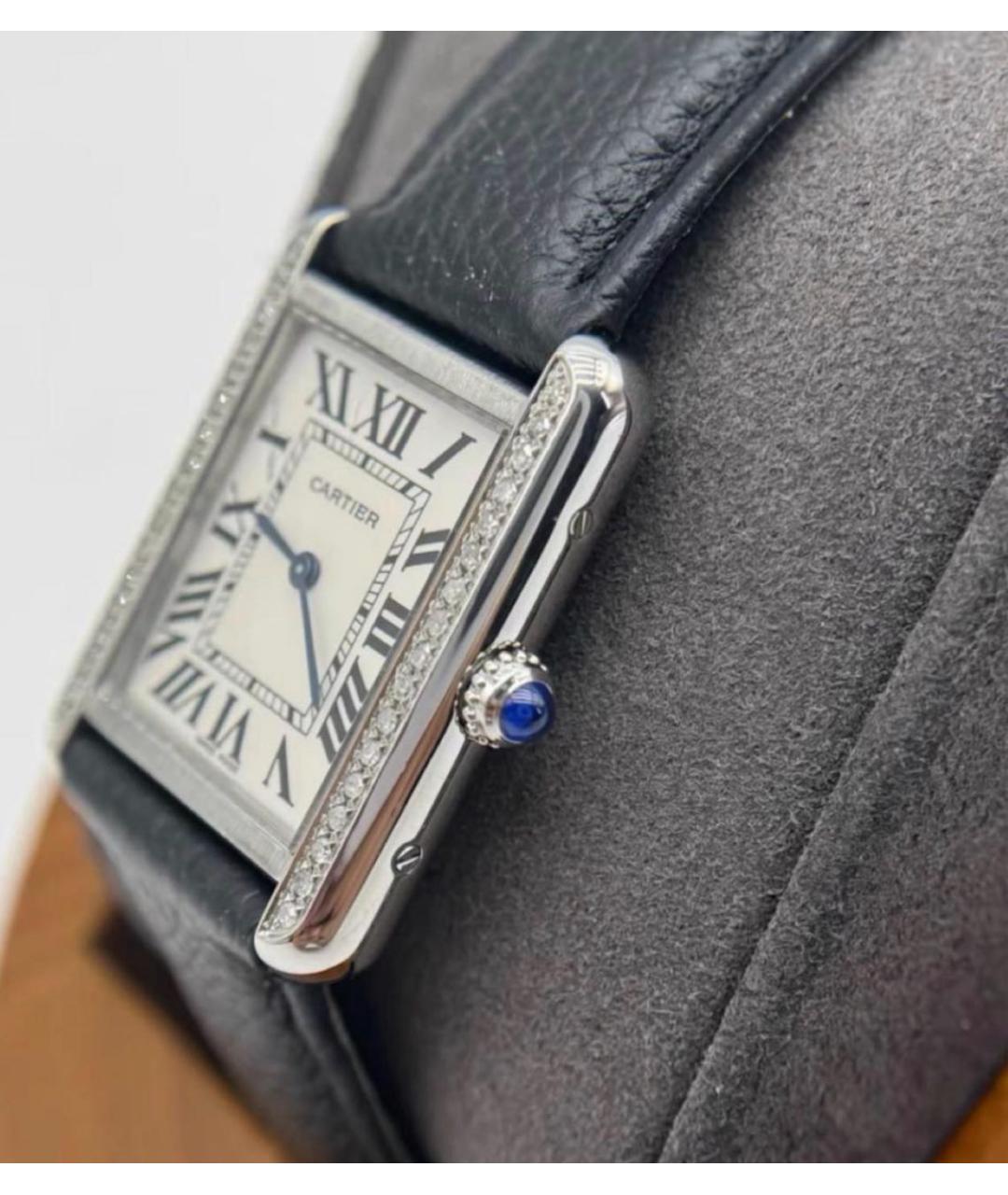 CARTIER Серебряные металлические часы, фото 5