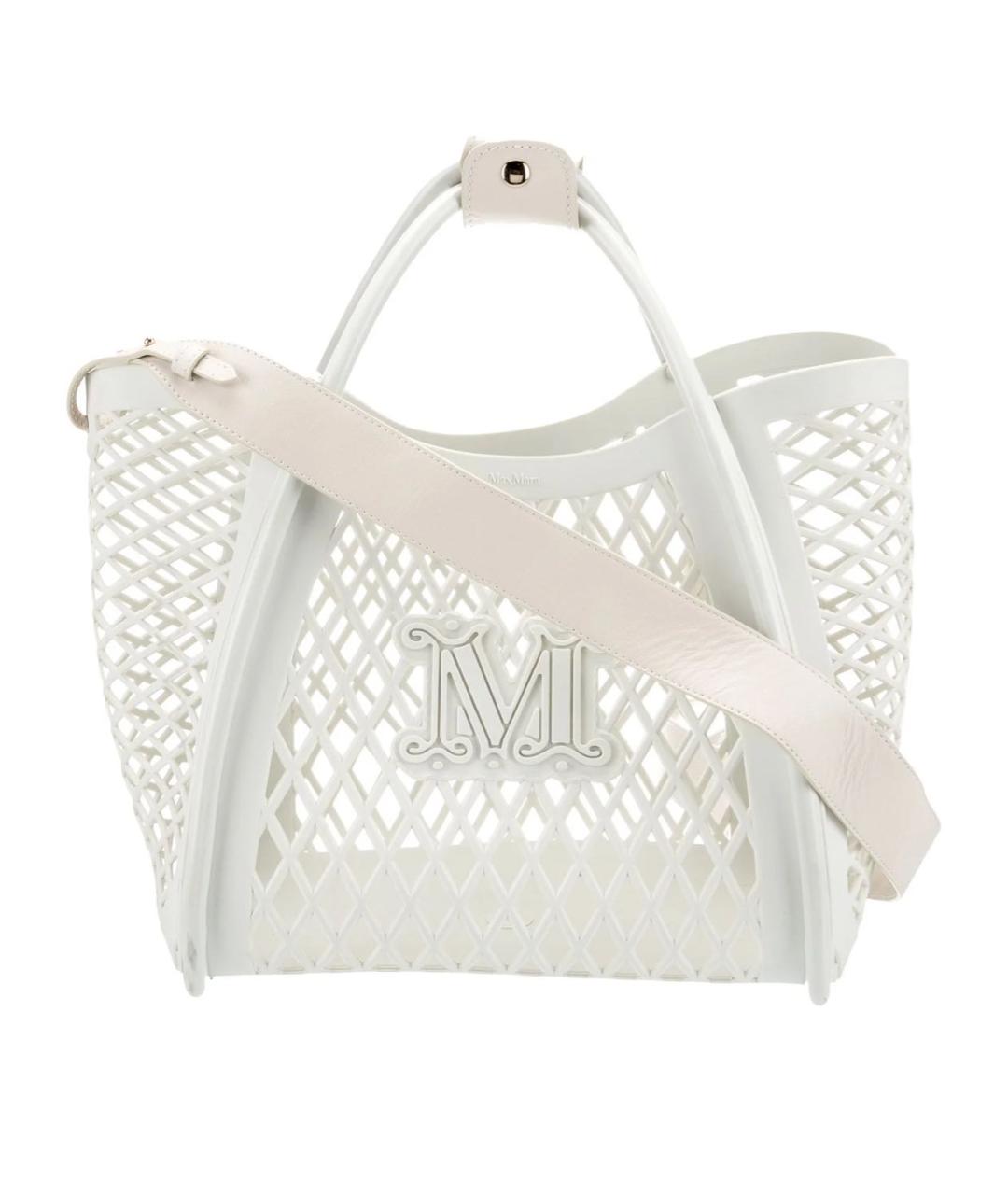 MAX MARA Белая сумка тоут, фото 1