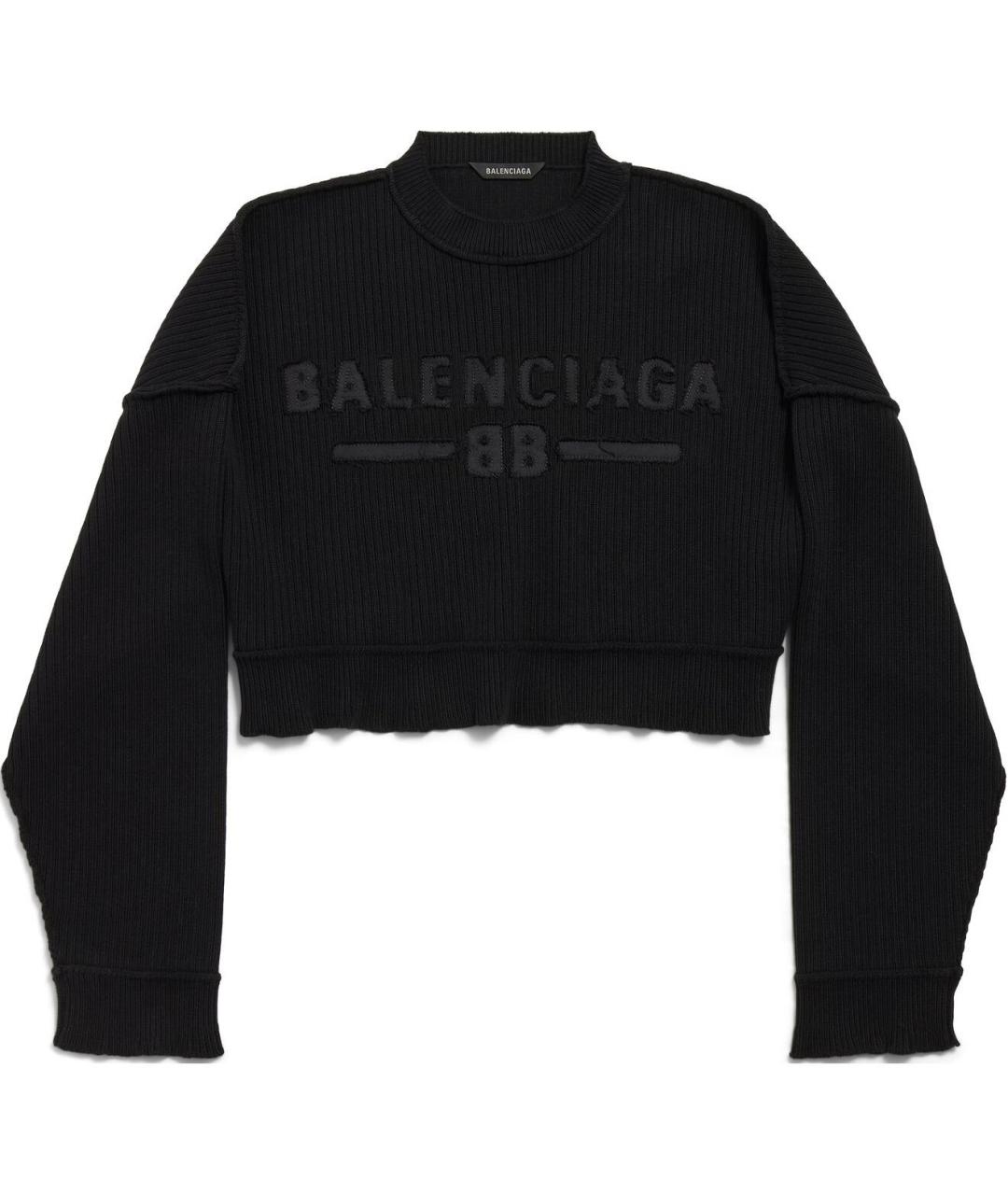 BALENCIAGA Черный джемпер / свитер, фото 1