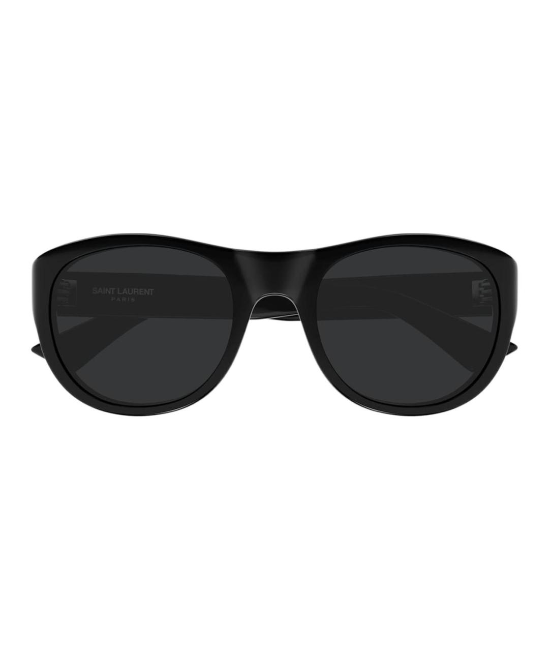 SAINT LAURENT Черные пластиковые солнцезащитные очки, фото 3