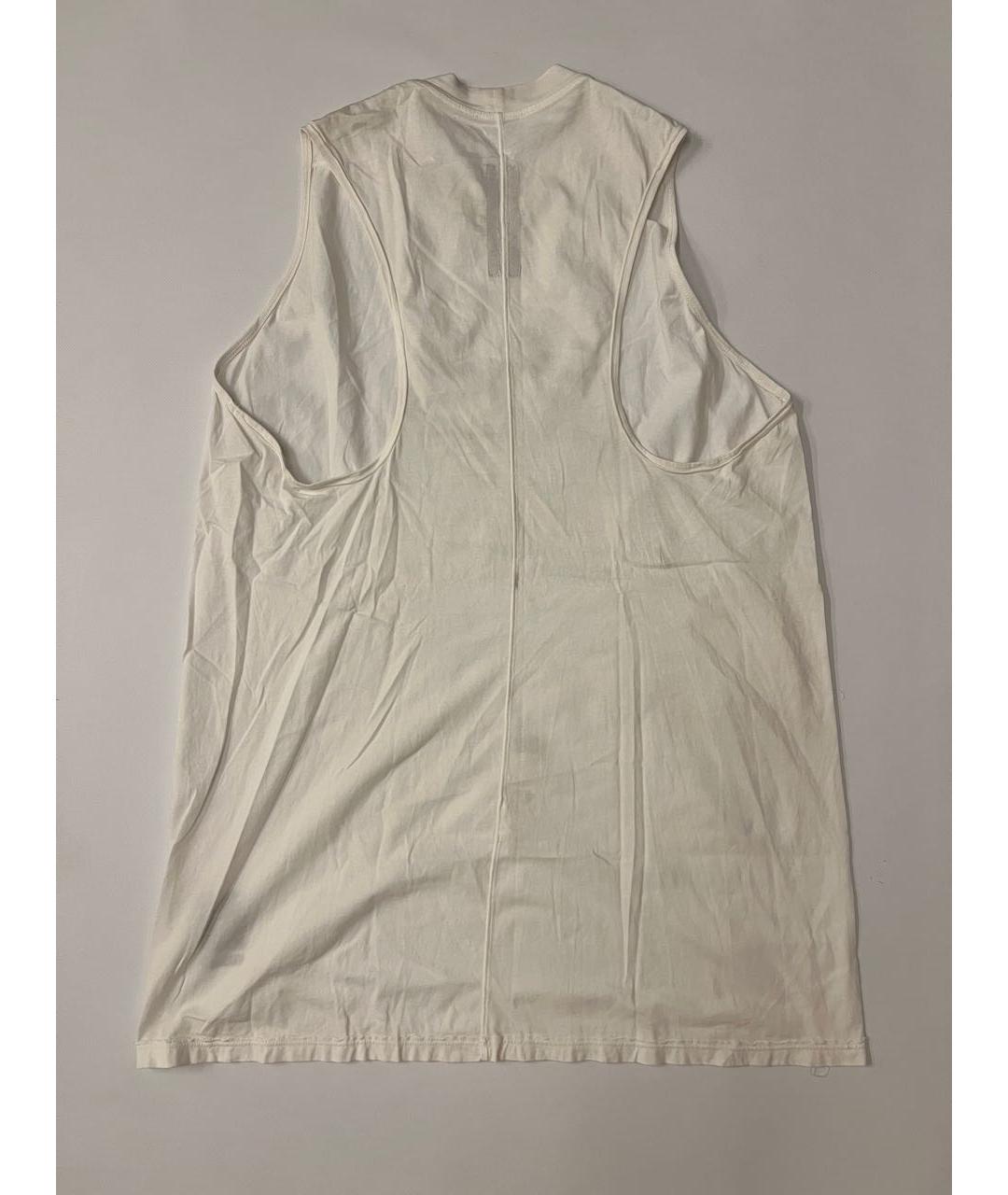 RICK OWENS DRKSHDW Бежевая хлопковая майка, фото 2