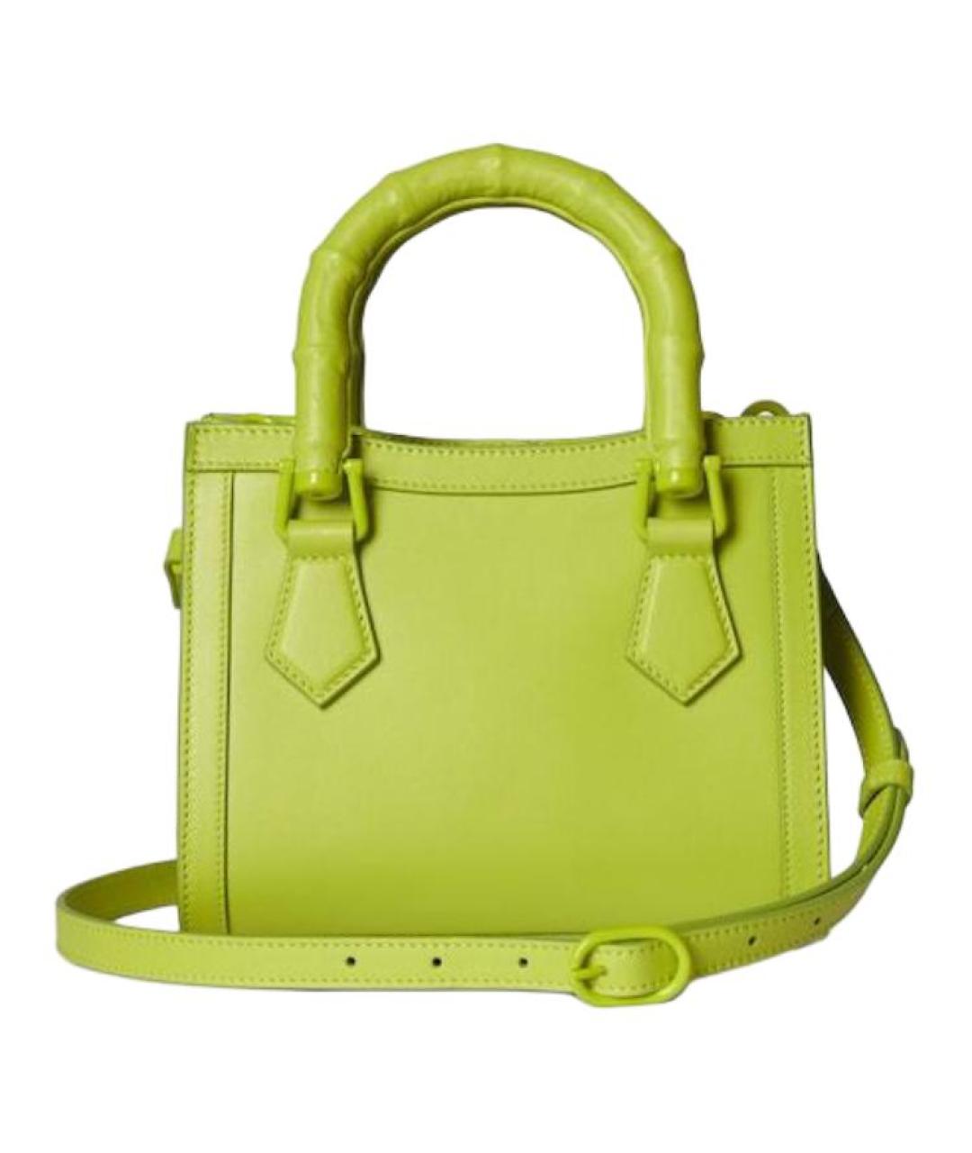 GUCCI Зеленая кожаная сумка через плечо, фото 4