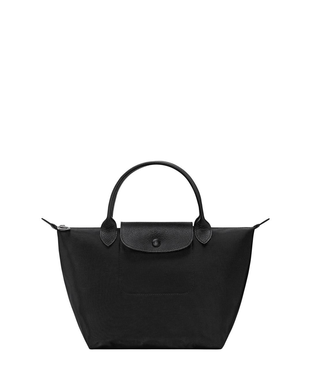 LONGCHAMP Черная синтетическая сумка тоут, фото 1