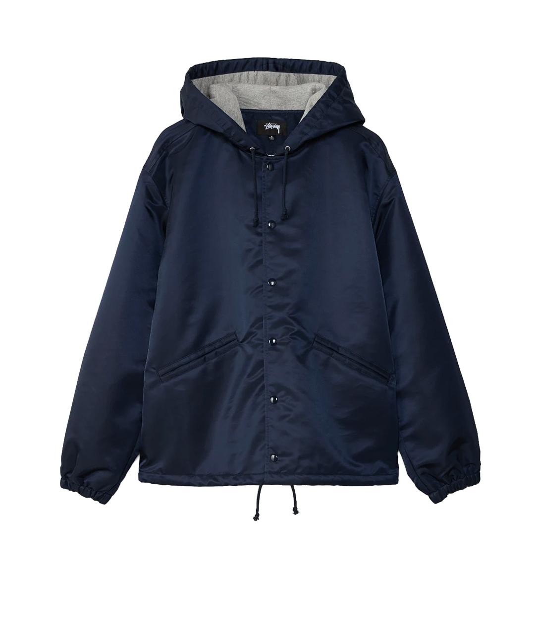 STUSSY Темно-синяя полиамидовая куртка, фото 1