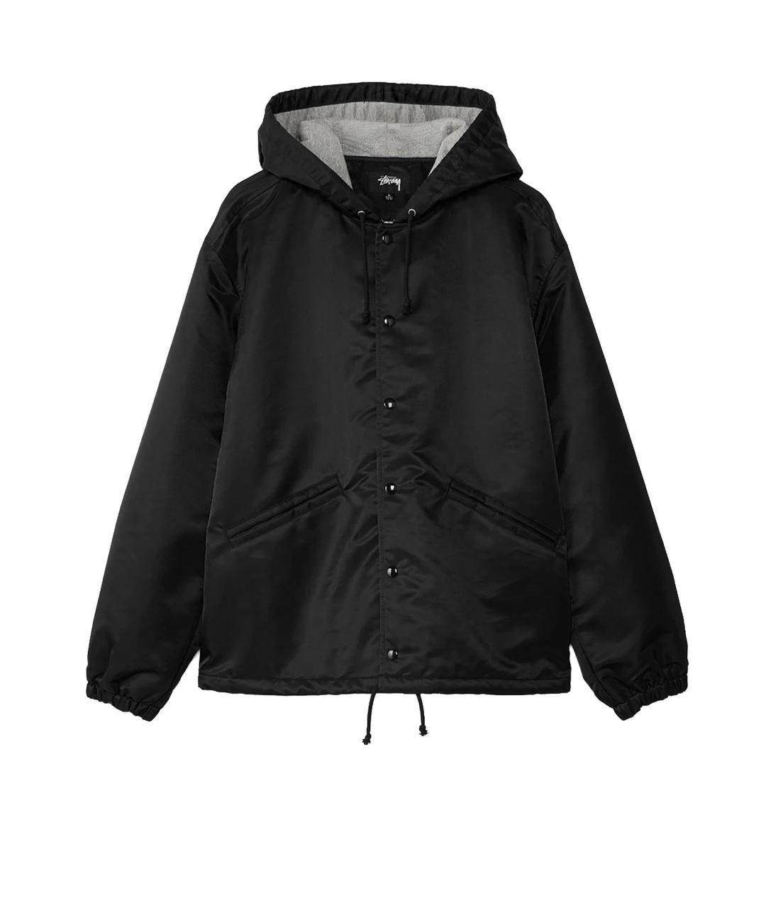 STUSSY Черная полиамидовая куртка, фото 1