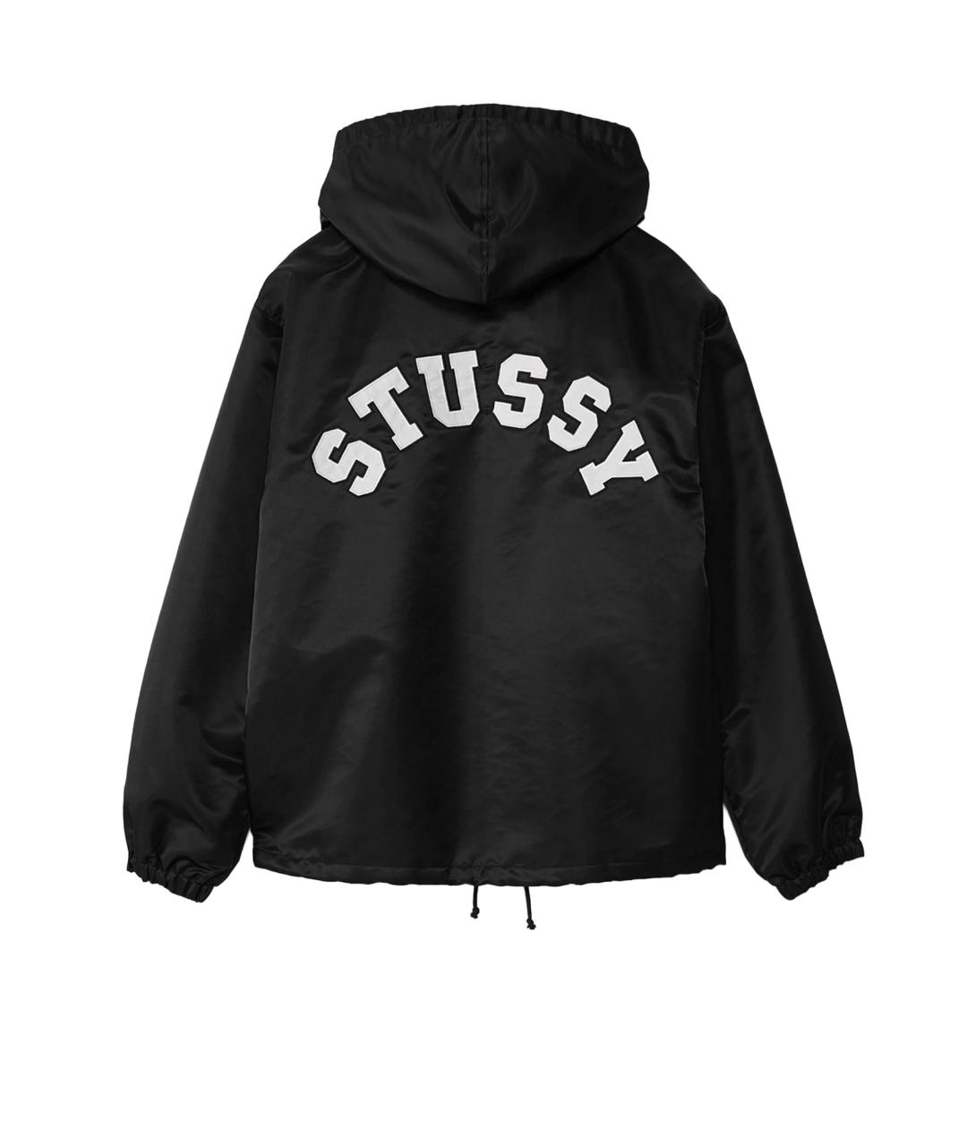 STUSSY Черная полиамидовая куртка, фото 2