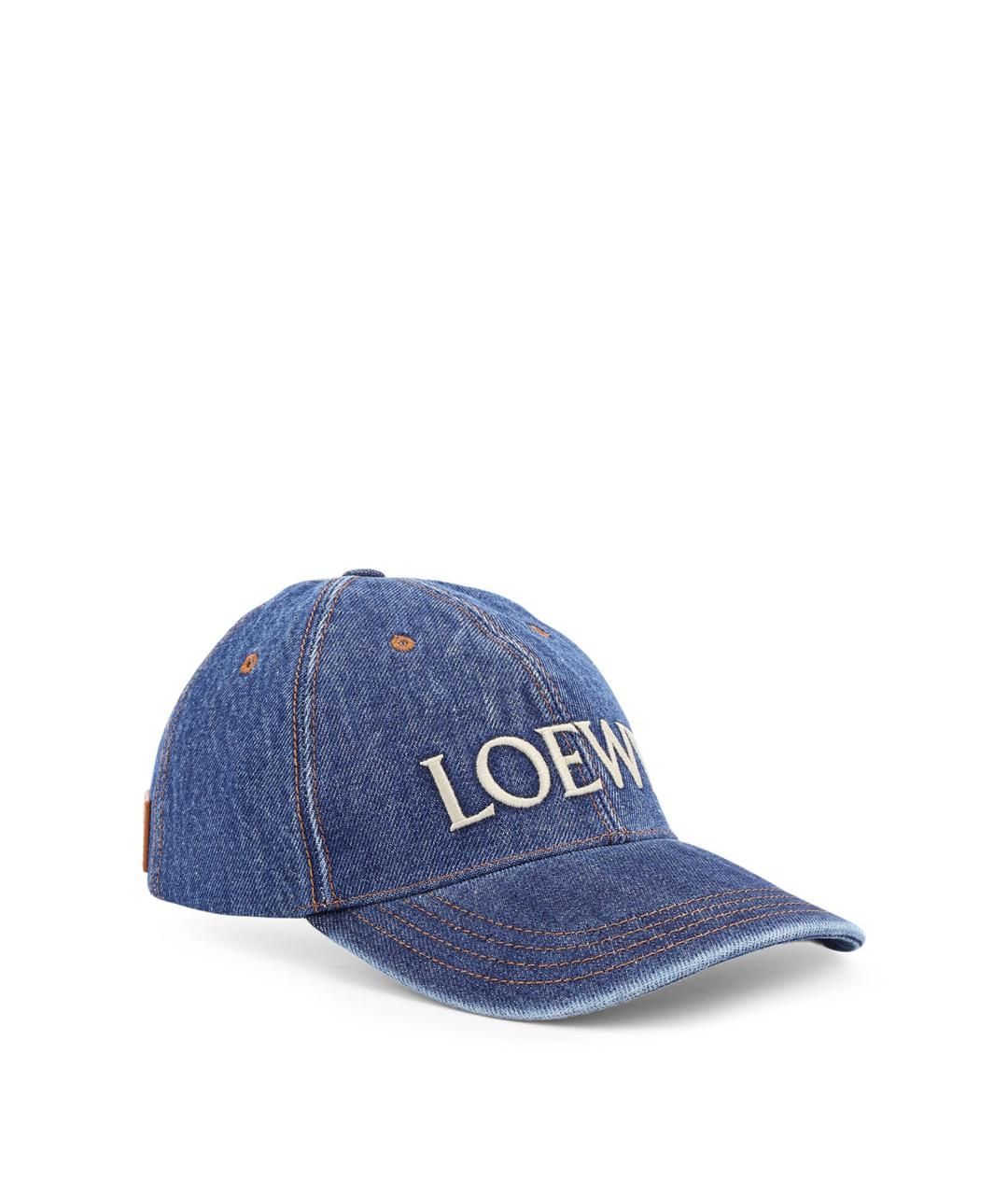 LOEWE Синяя хлопковая кепка, фото 2