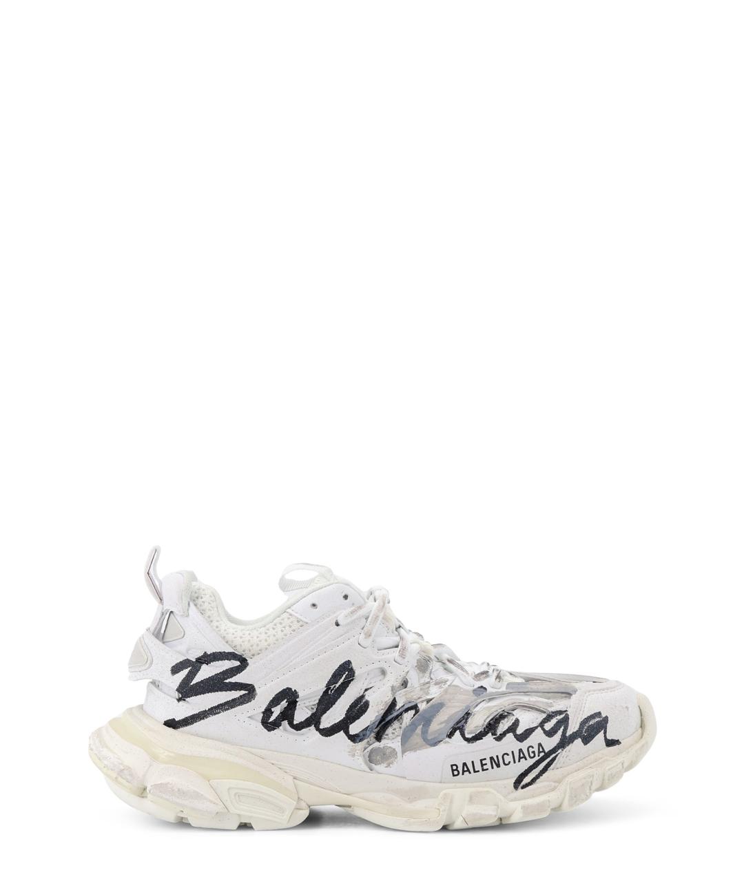 BALENCIAGA Белые синтетические кроссовки, фото 1