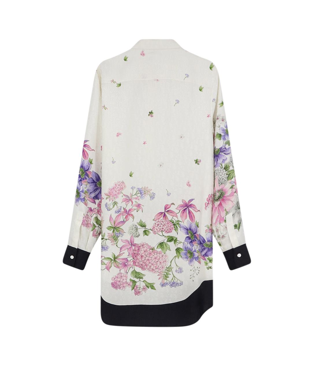 CHRISTIAN DIOR Мульти шелковая рубашка, фото 2