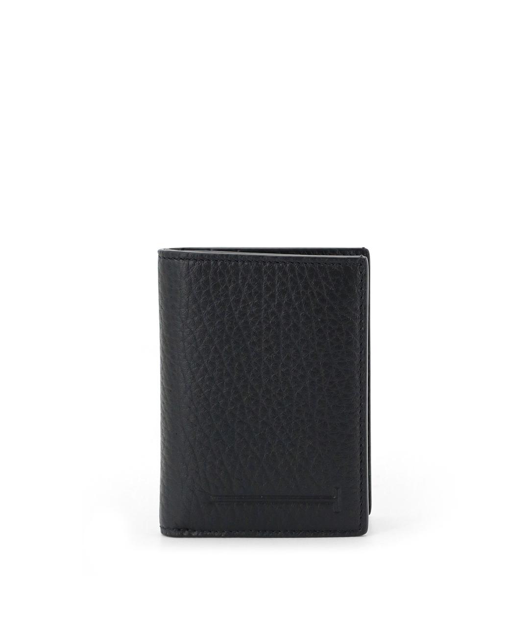 TOM FORD Черный кожаный кошелек, фото 1