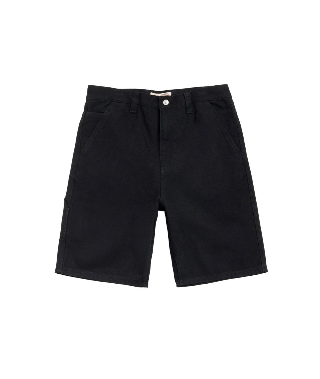 STUSSY Черные хлопковые шорты, фото 1