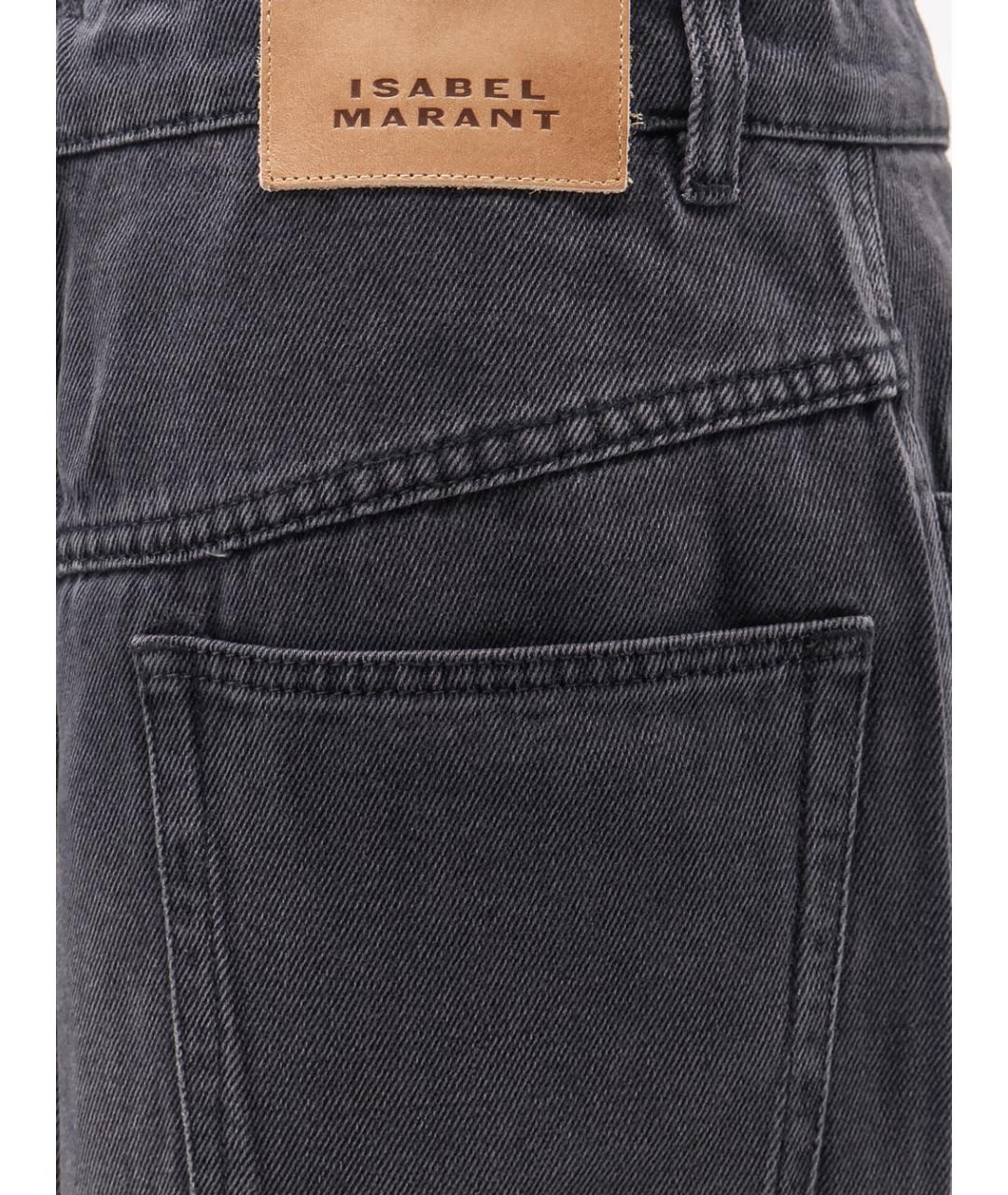 ISABEL MARANT Черная юбка миди, фото 3