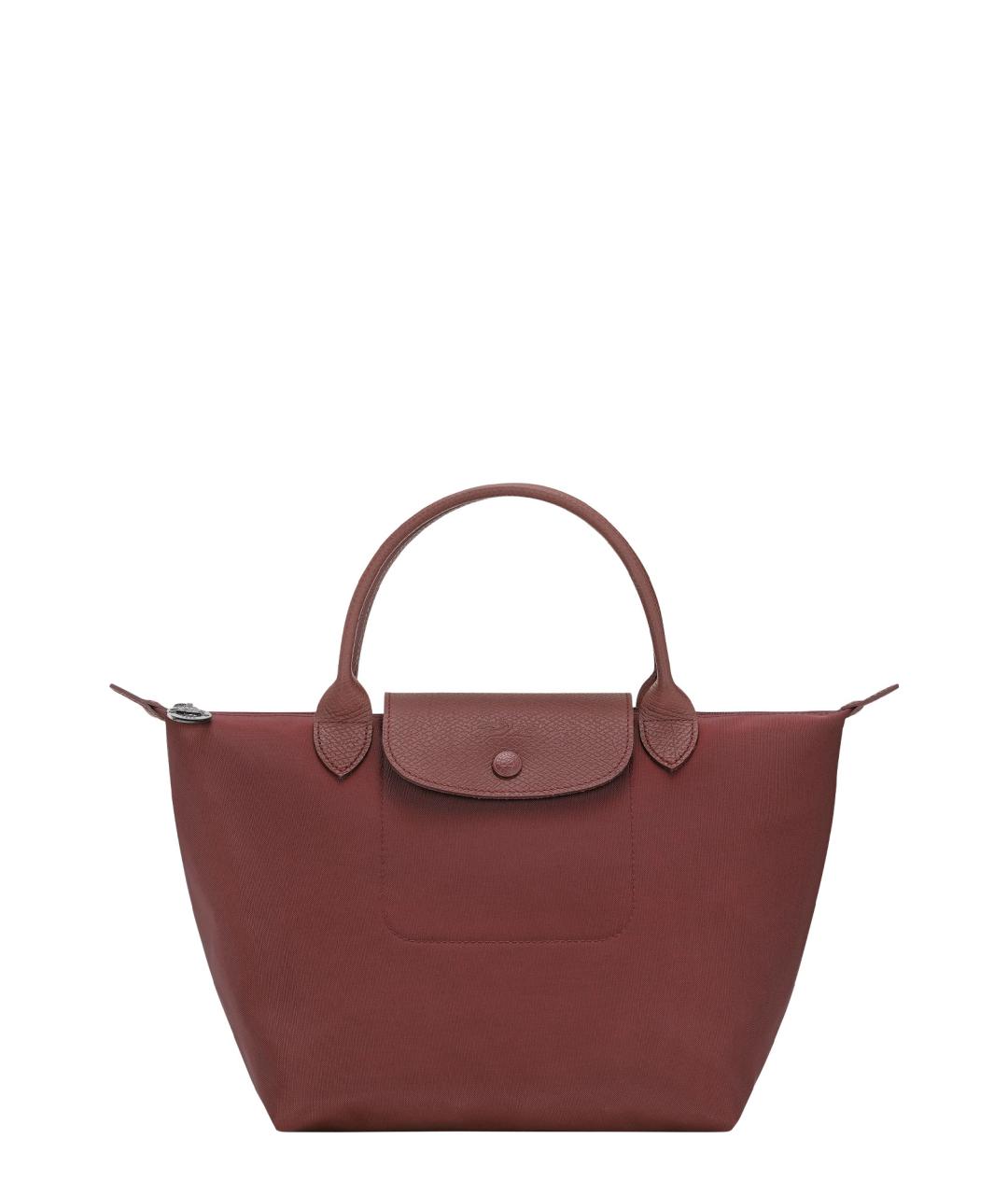 LONGCHAMP Бордовая синтетическая сумка тоут, фото 1