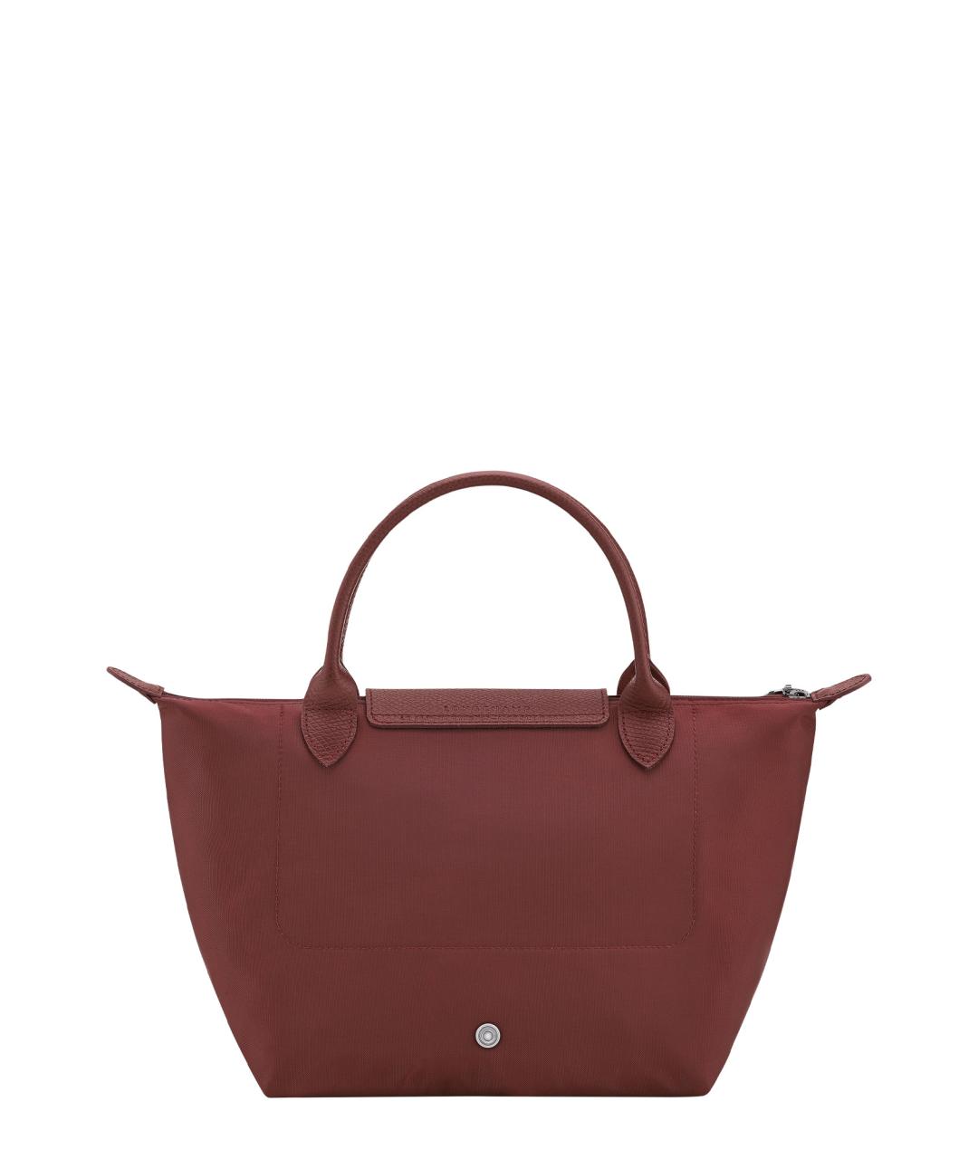 LONGCHAMP Бордовая синтетическая сумка тоут, фото 2