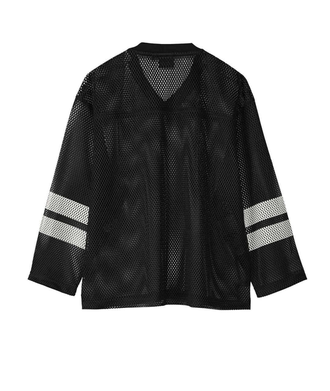 STUSSY Черная хлопко-полиэстеровая футболка, фото 2