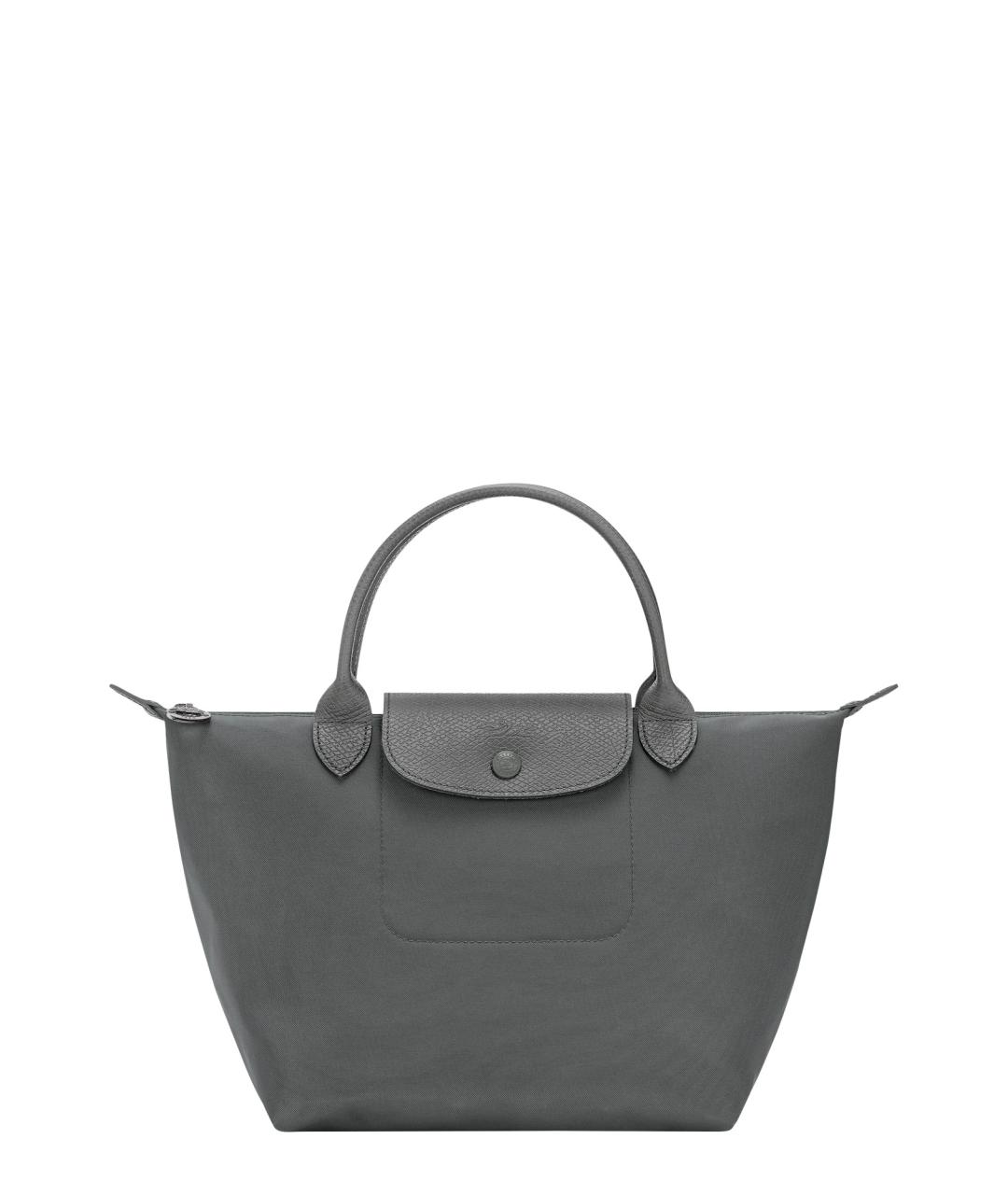 LONGCHAMP Антрацитовая синтетическая сумка тоут, фото 1