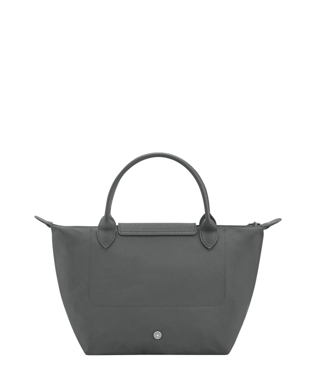 LONGCHAMP Антрацитовая синтетическая сумка тоут, фото 2