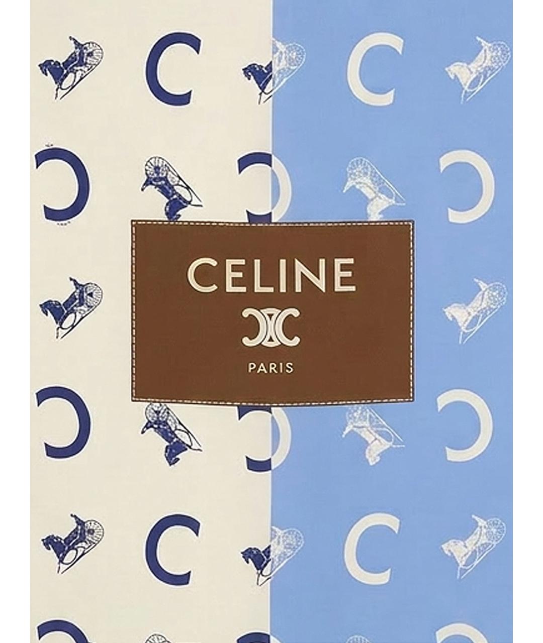CELINE Мульти шелковый платок, фото 2