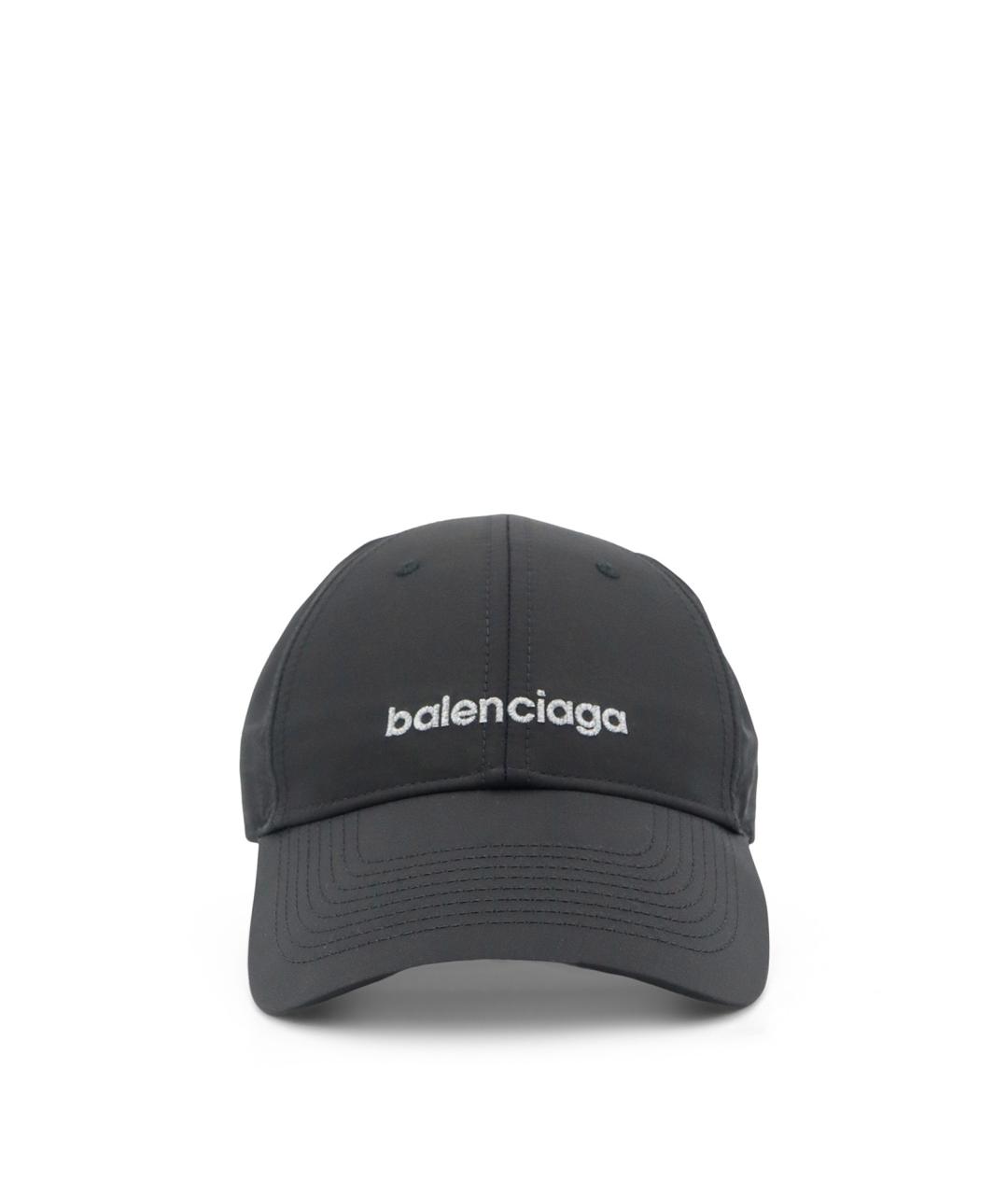 BALENCIAGA Черная хлопковая кепка/бейсболка, фото 1