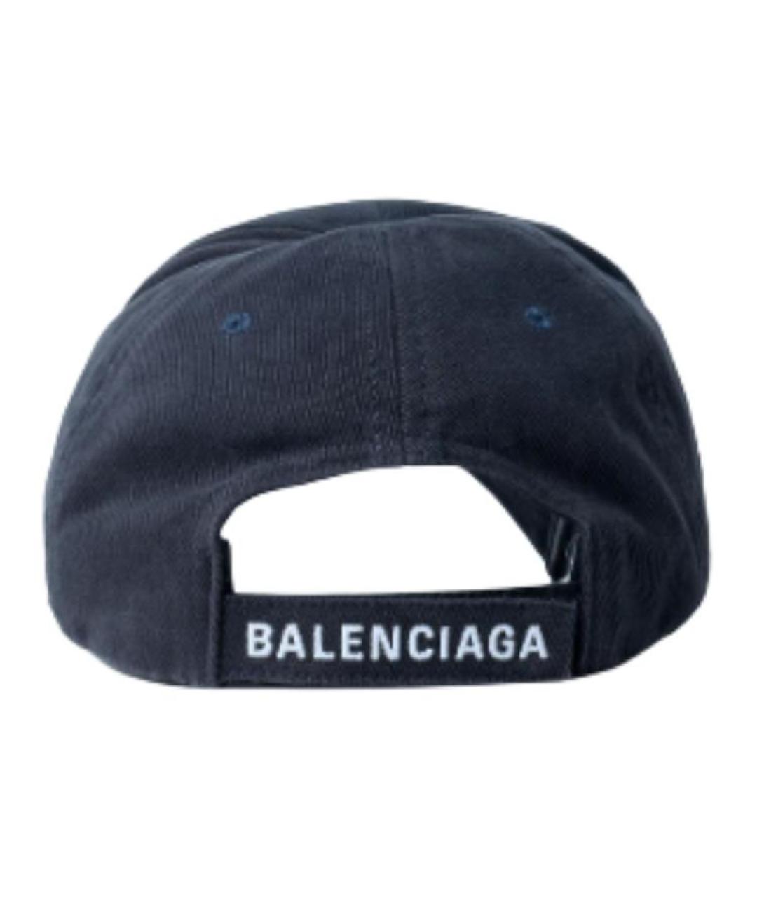 BALENCIAGA Синяя кепка/бейсболка, фото 3