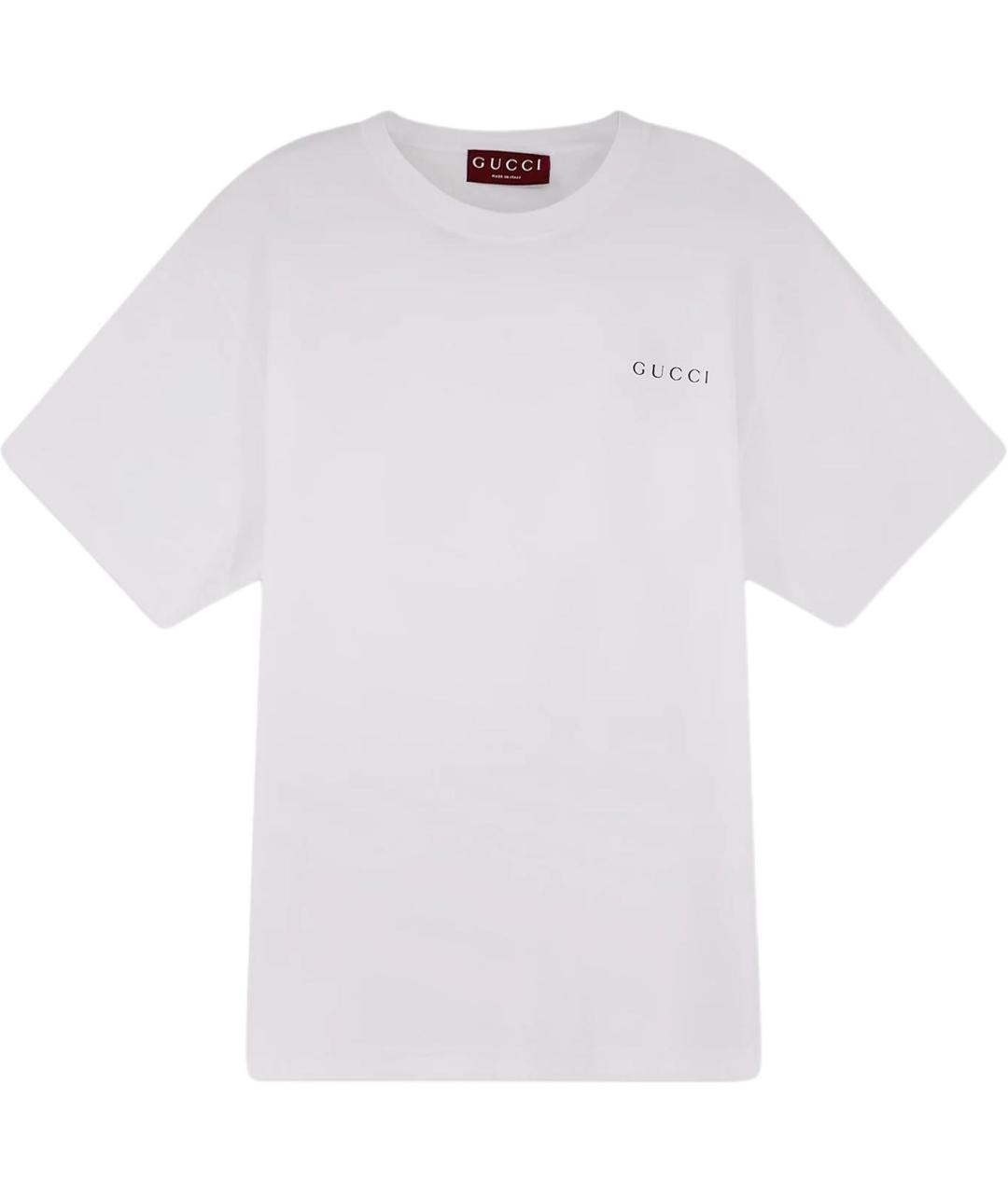 GUCCI Белая футболка, фото 1