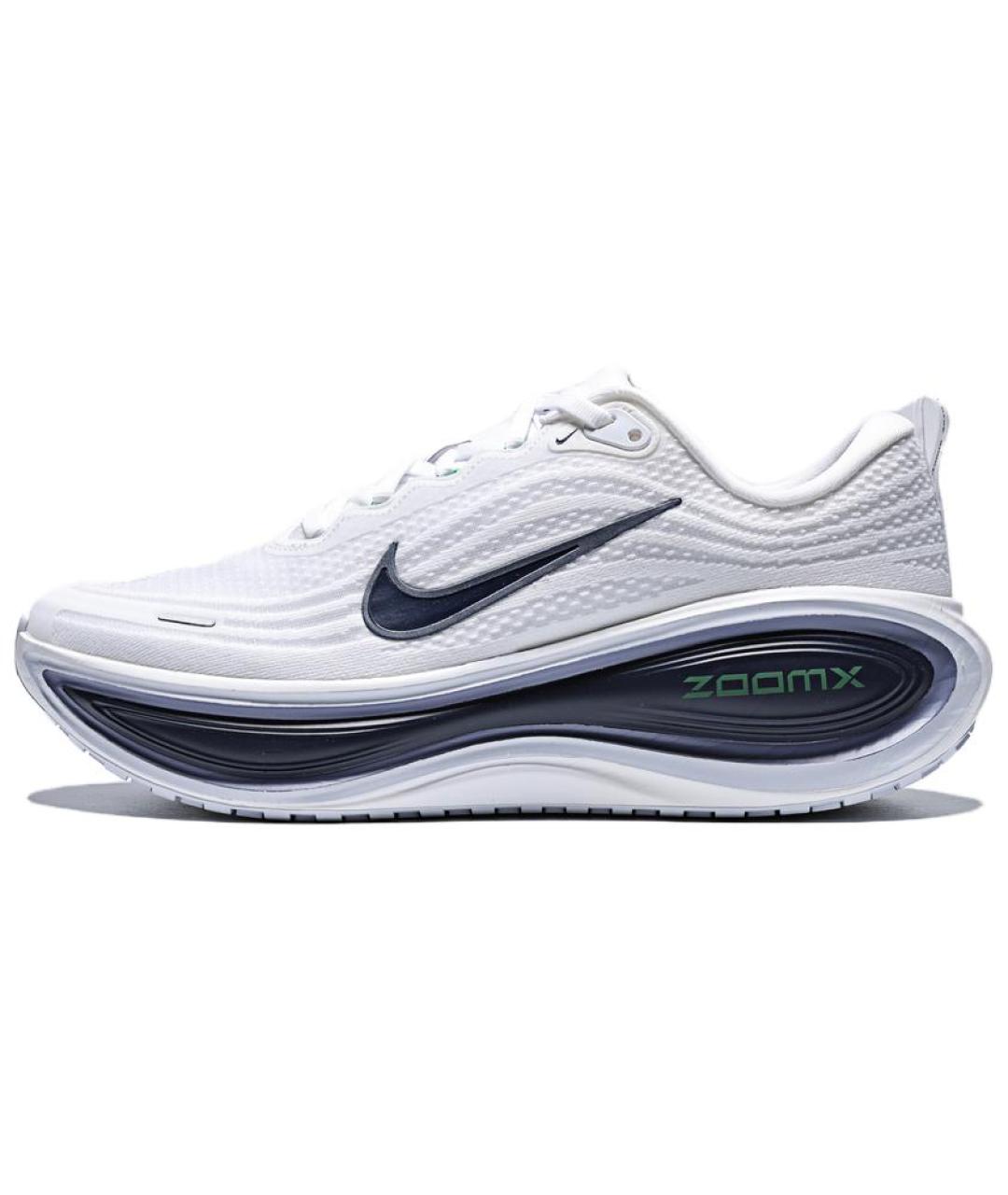 NIKE Белые текстильные низкие кроссовки / кеды, фото 2