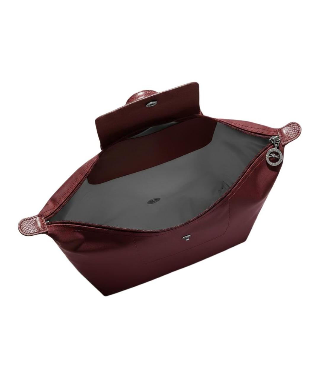 LONGCHAMP Бордовый тканевый рюкзак, фото 4
