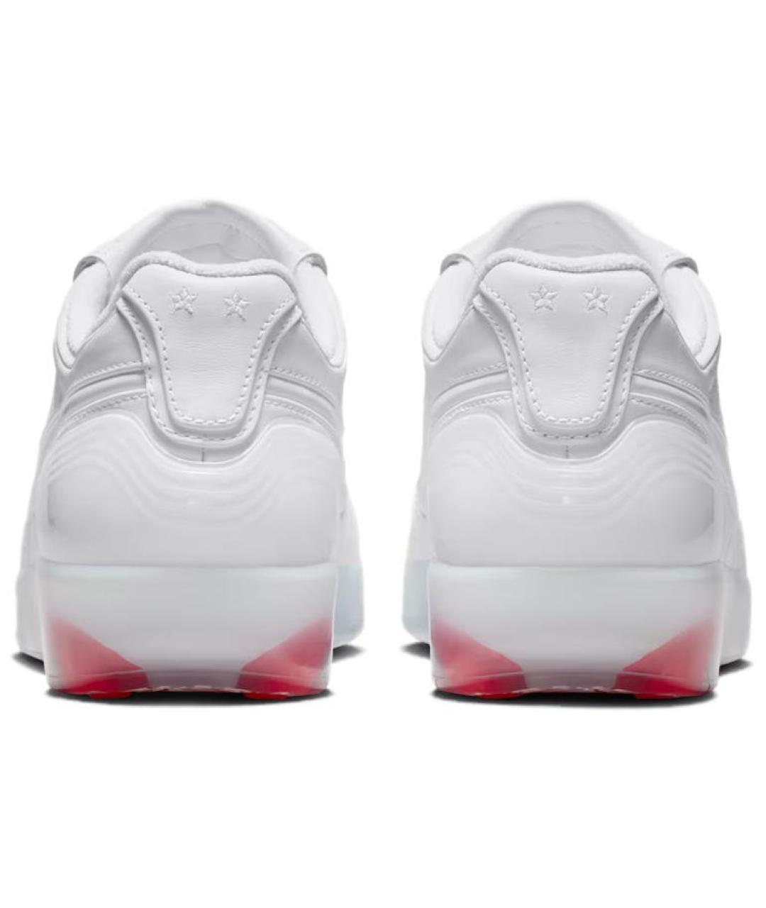 NIKE Белые кожаные низкие кроссовки / кеды, фото 5
