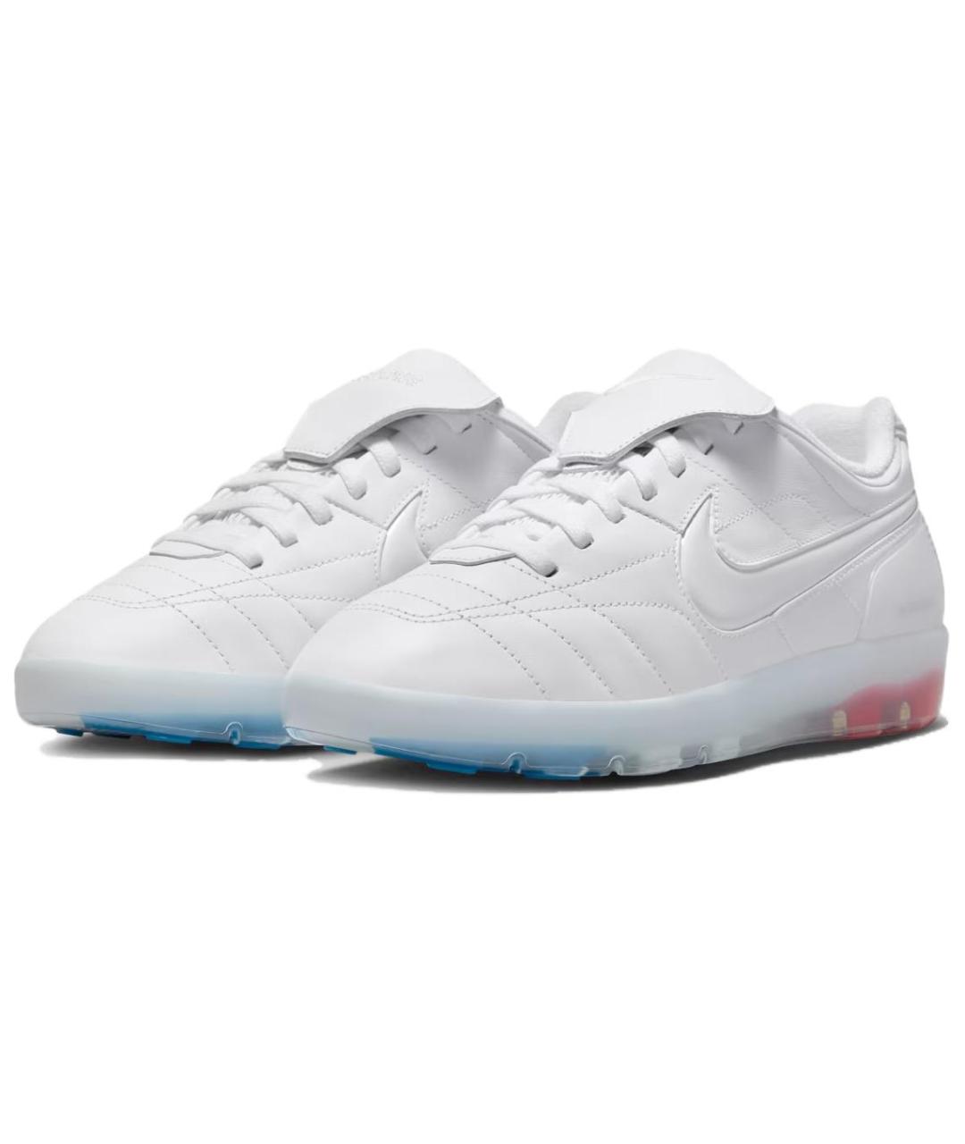 NIKE Белые кожаные низкие кроссовки / кеды, фото 3