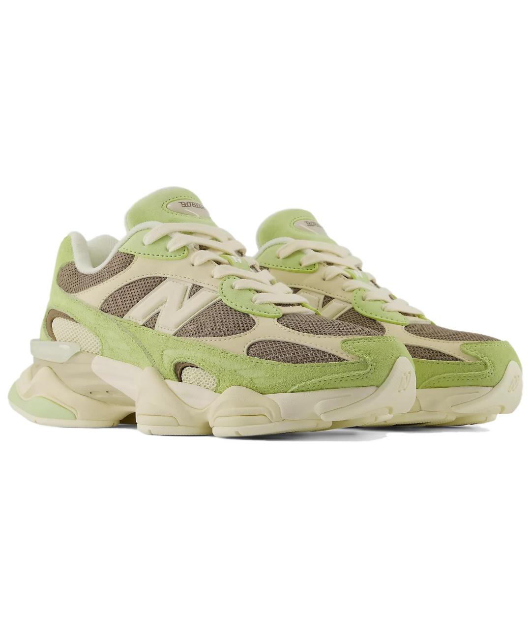 NEW BALANCE Зеленые замшевые кроссовки, фото 2