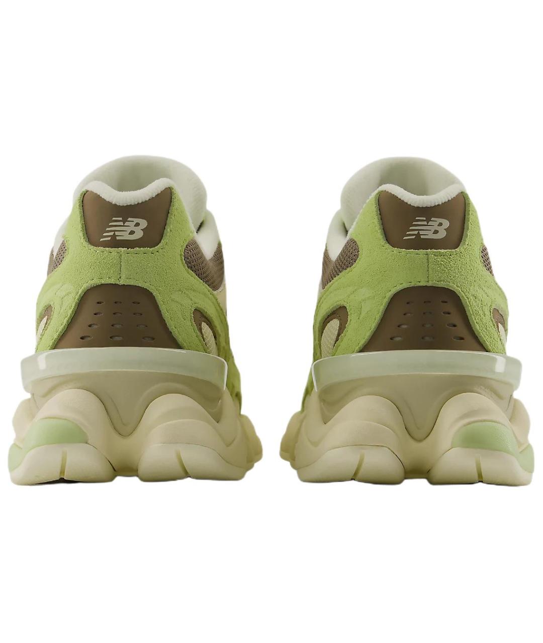 NEW BALANCE Зеленые замшевые кроссовки, фото 3